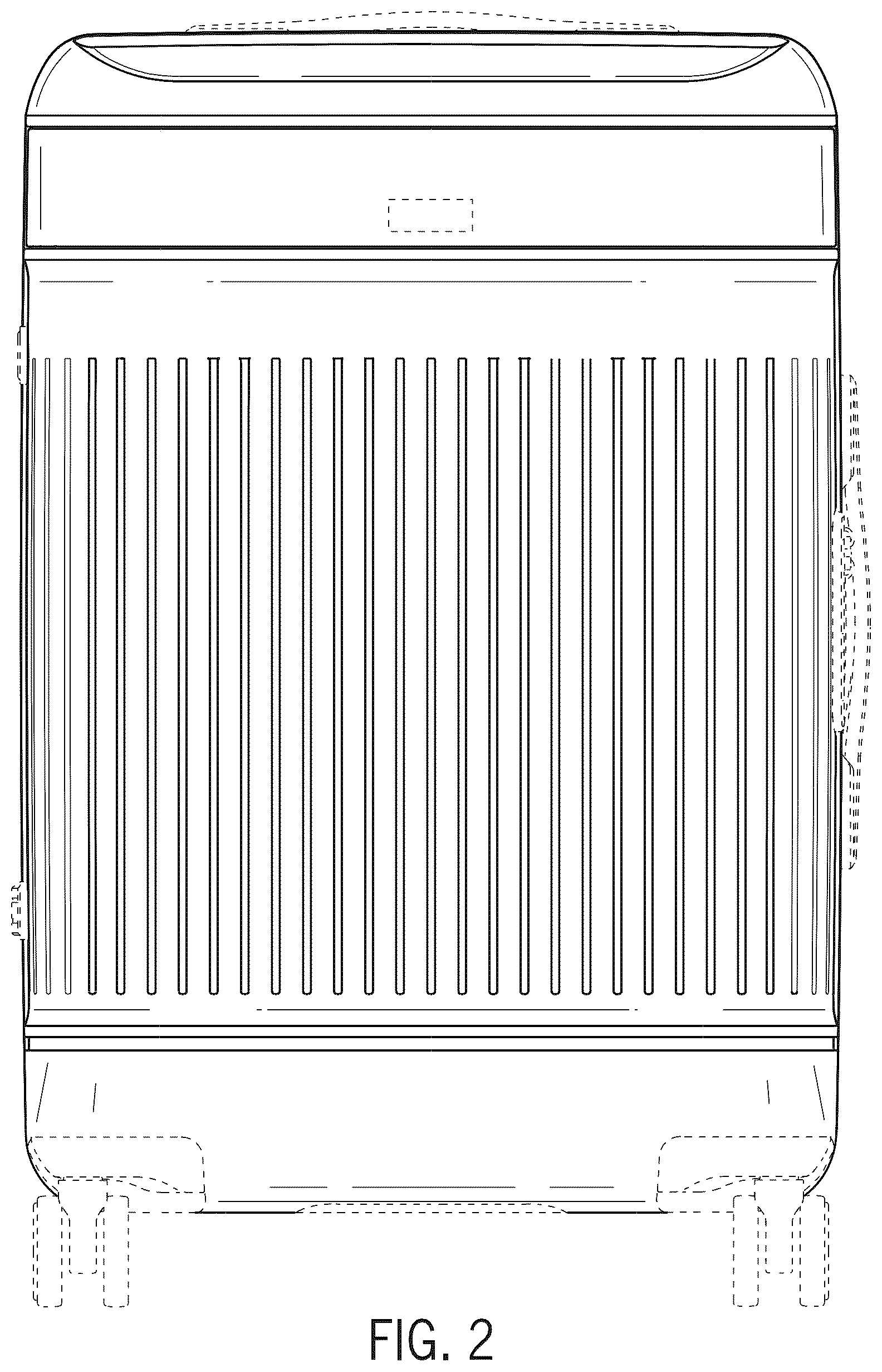 Patent USD1123382 Figure 2 – Luggage case