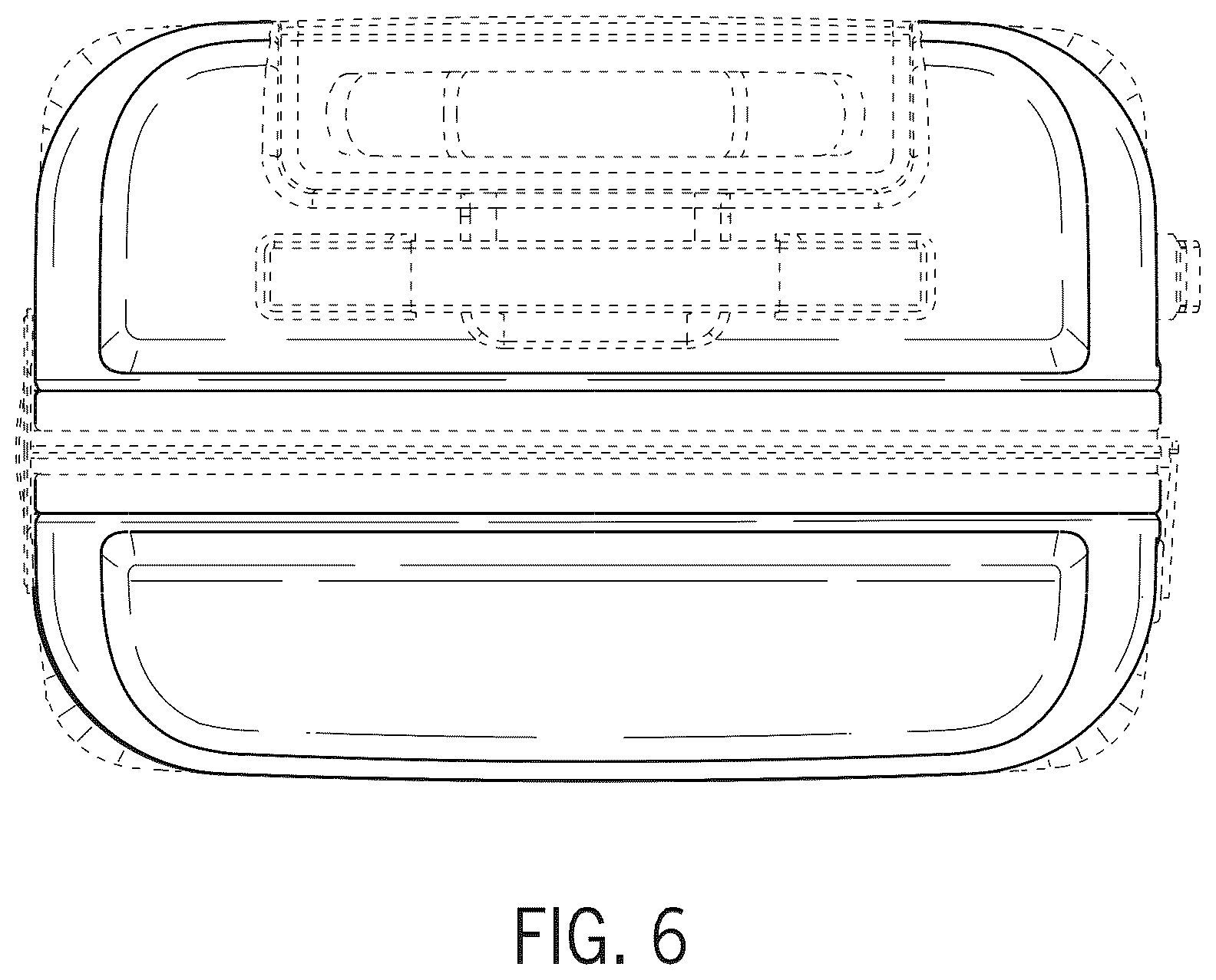 Patent USD1123382 Figure 6 – Luggage case