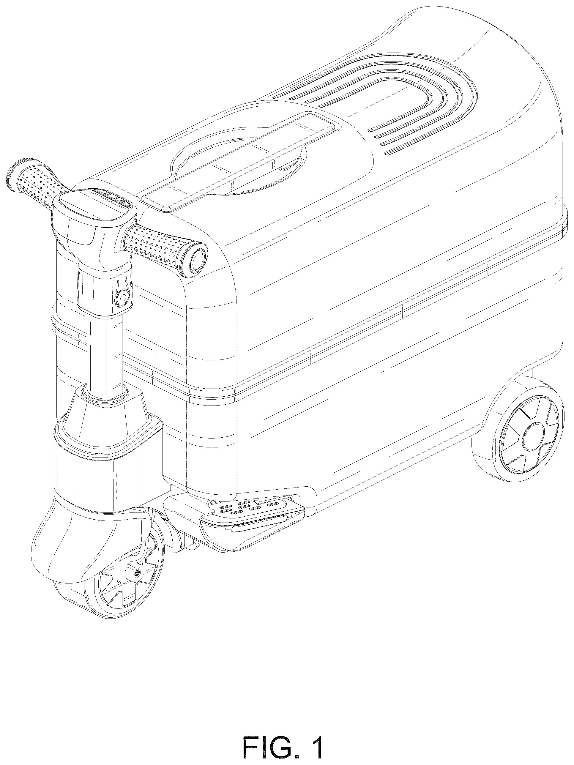 Patent USD1123383 — Luggage — Figure 1