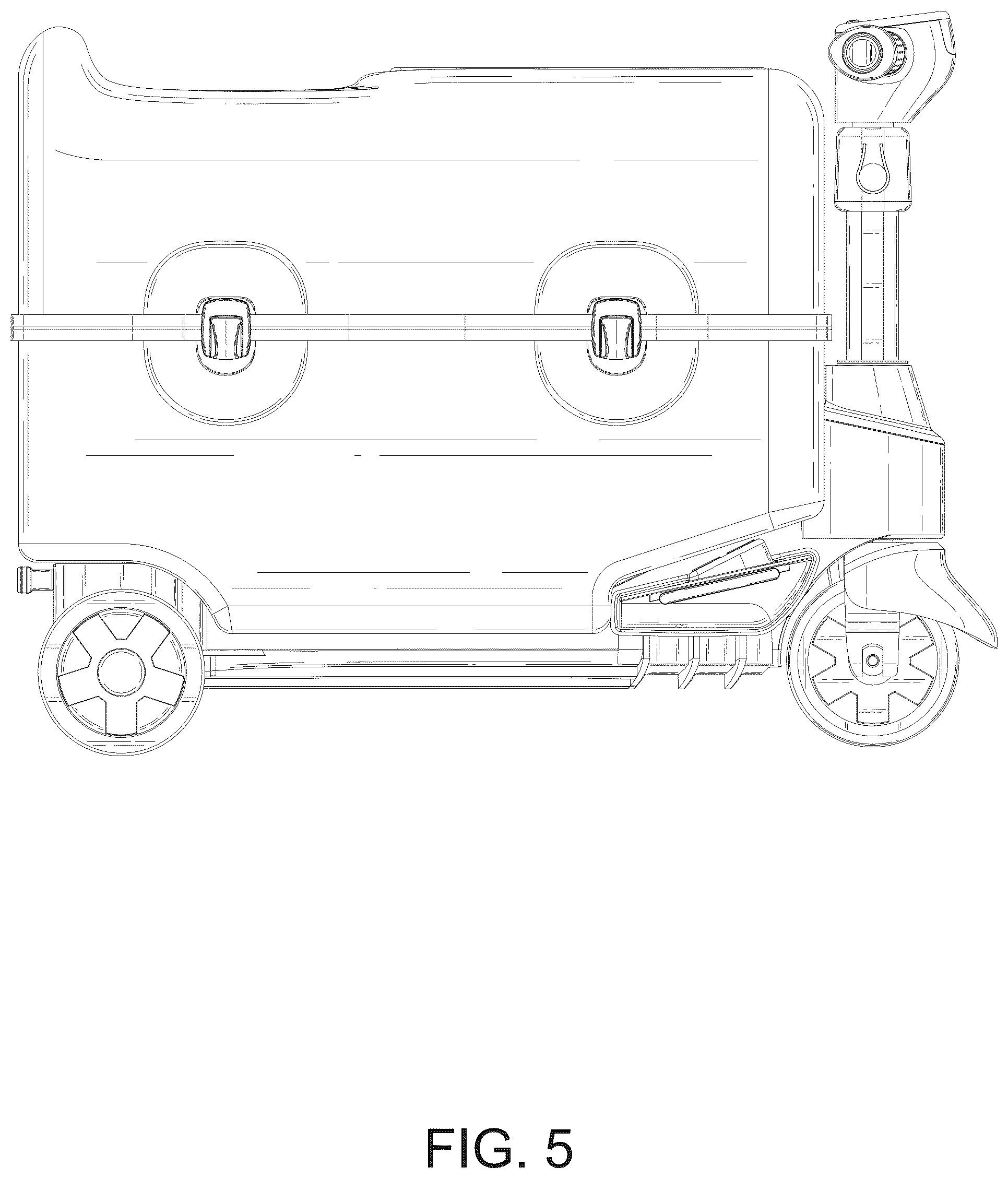Patent USD1123383 Figure 5 – Luggage