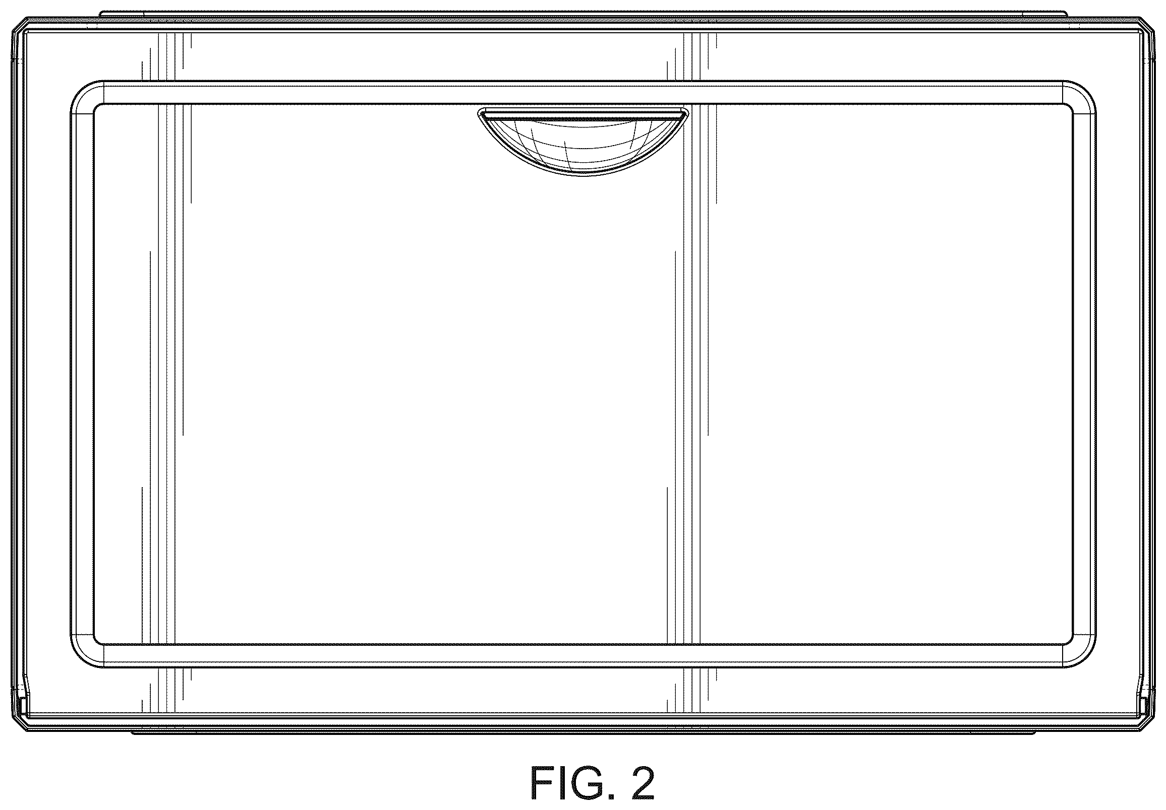 Patent USD1123385 Figure 2 – Shoebox display