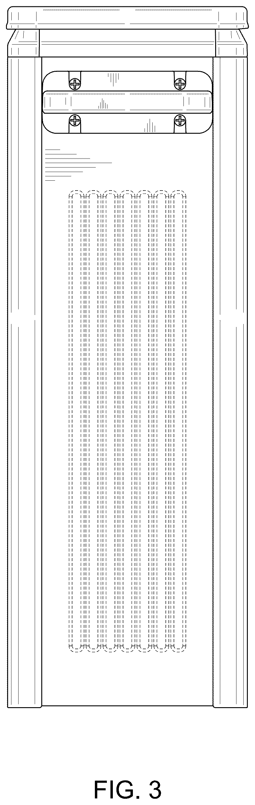 Patent USD1123386 Figure 3 – Storage box