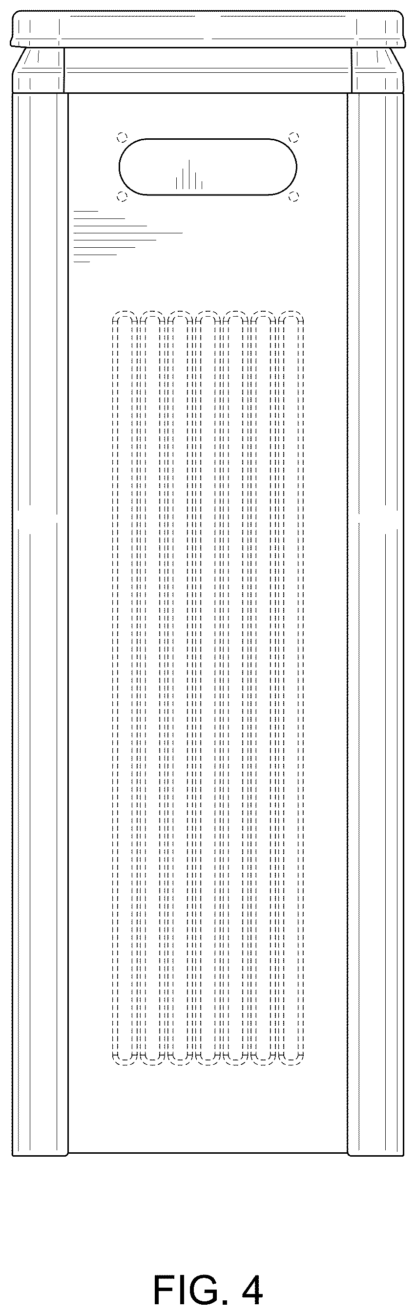 Patent USD1123386 Figure 4 – Storage box