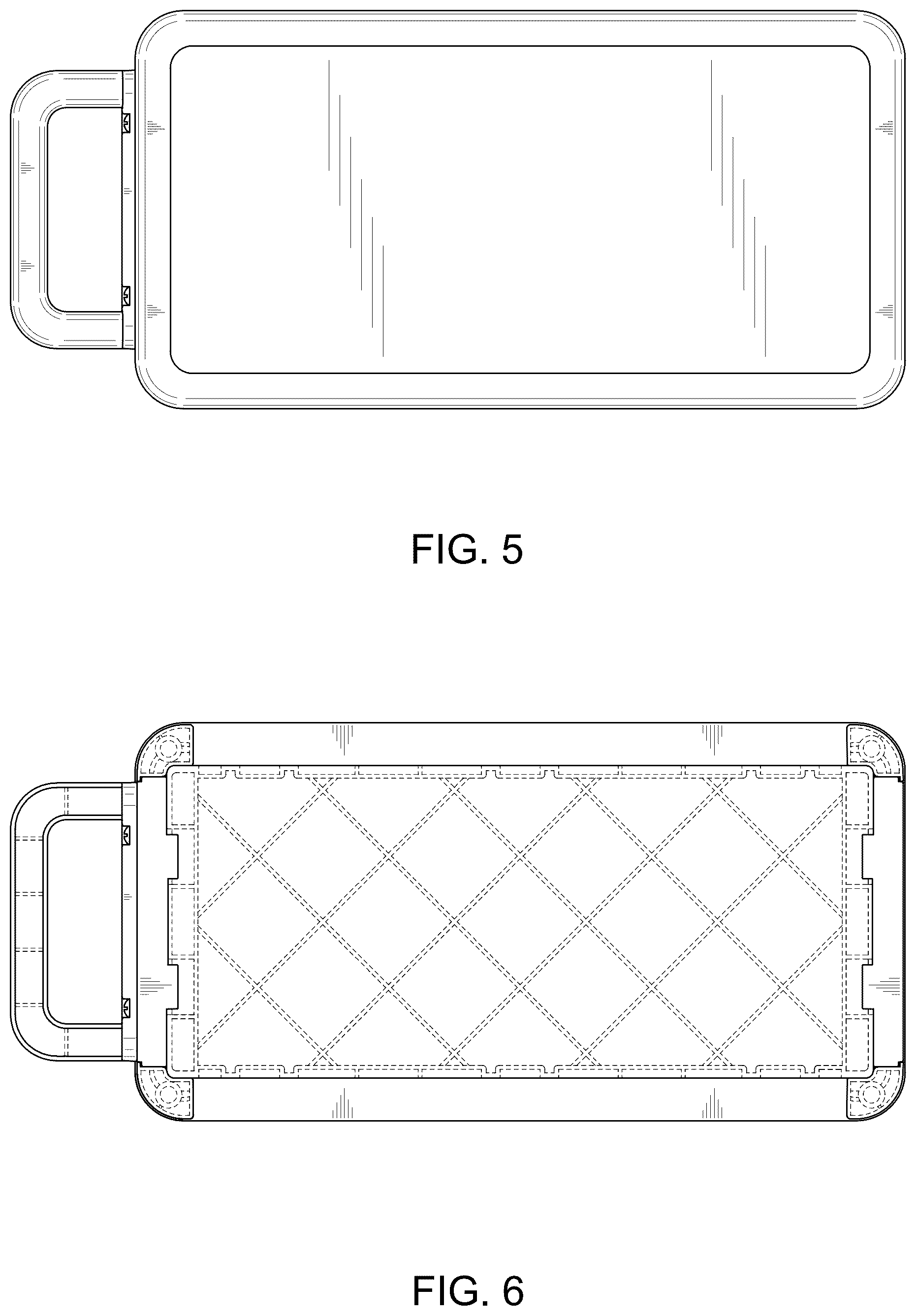 Patent USD1123386 Figure 5 – Storage box