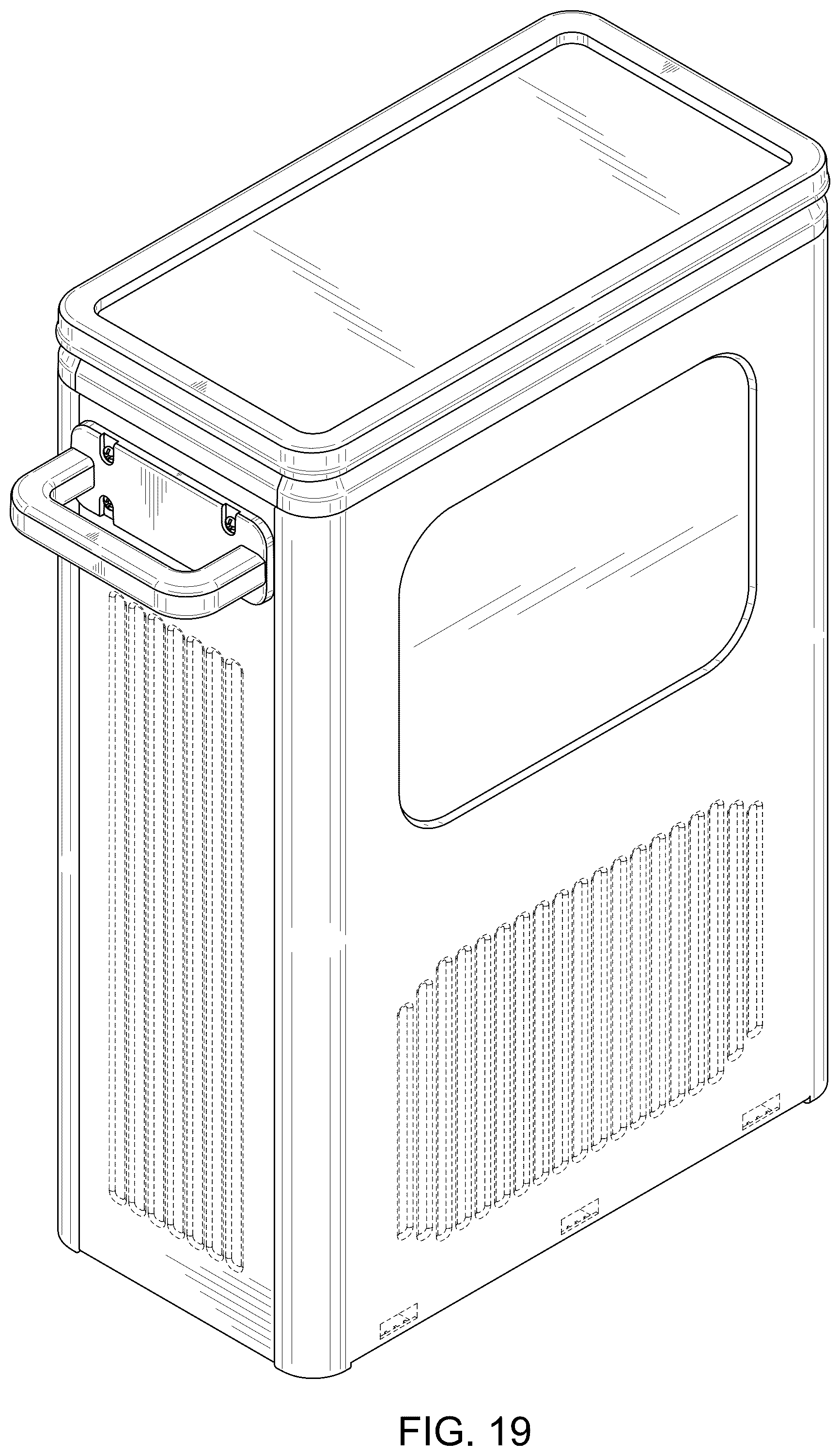 Patent USD1123386 Figure 17 – Storage box