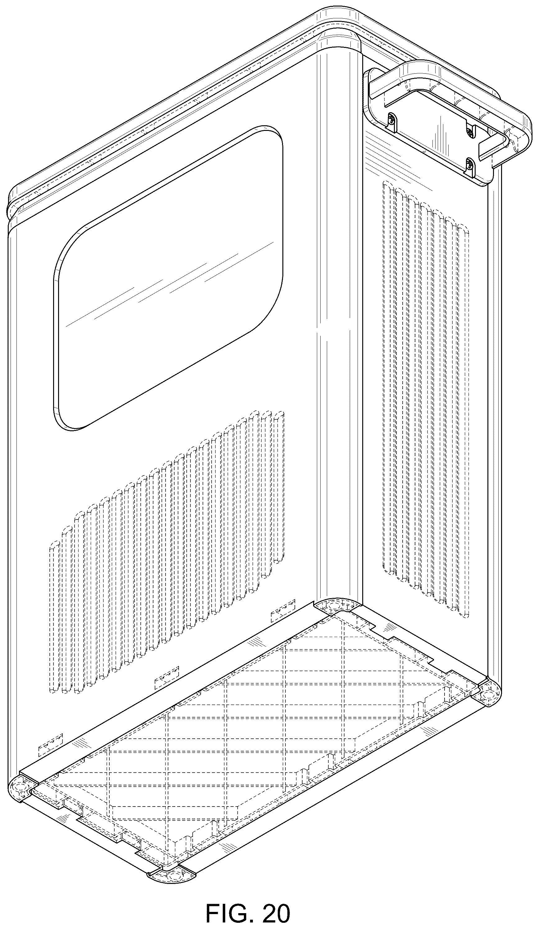 Patent USD1123386 Figure 18 – Storage box