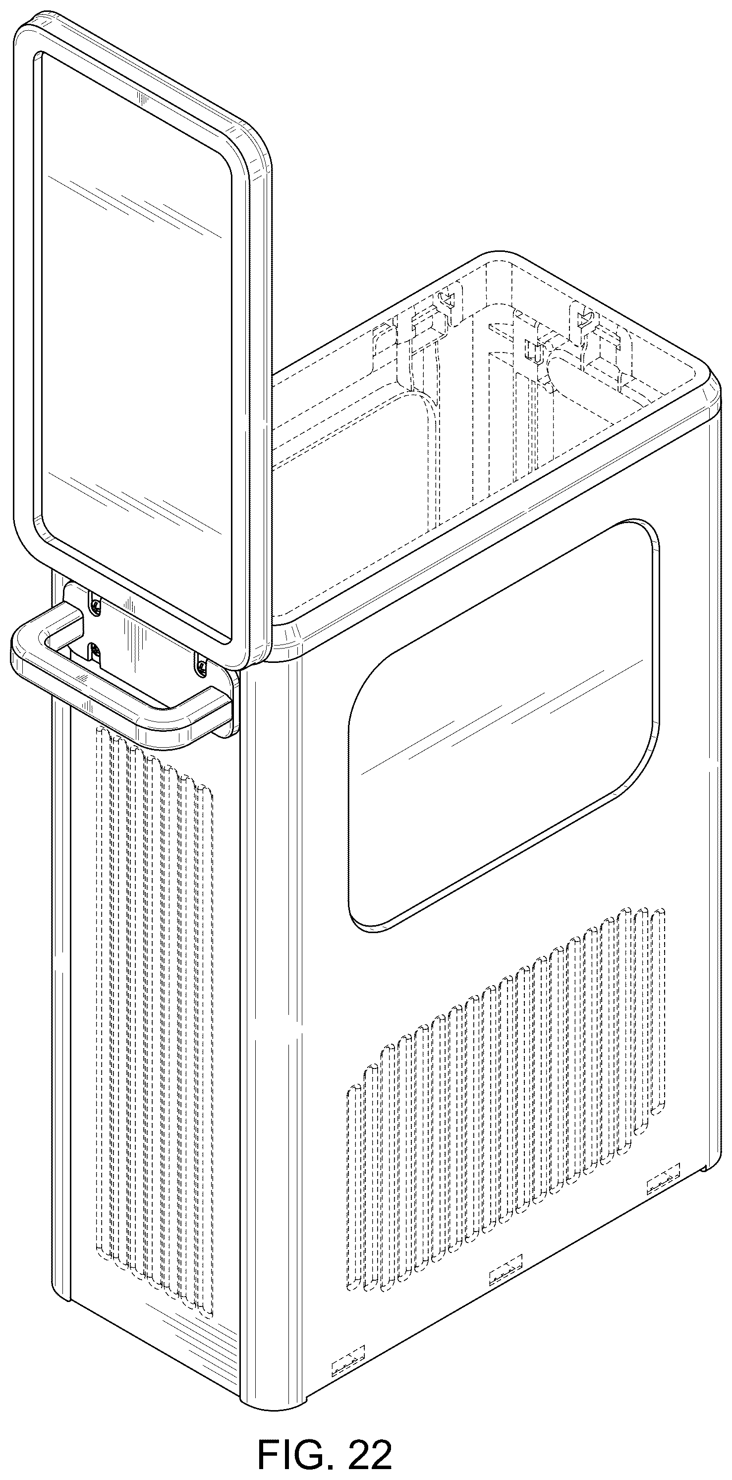 Patent USD1123386 Figure 20 – Storage box
