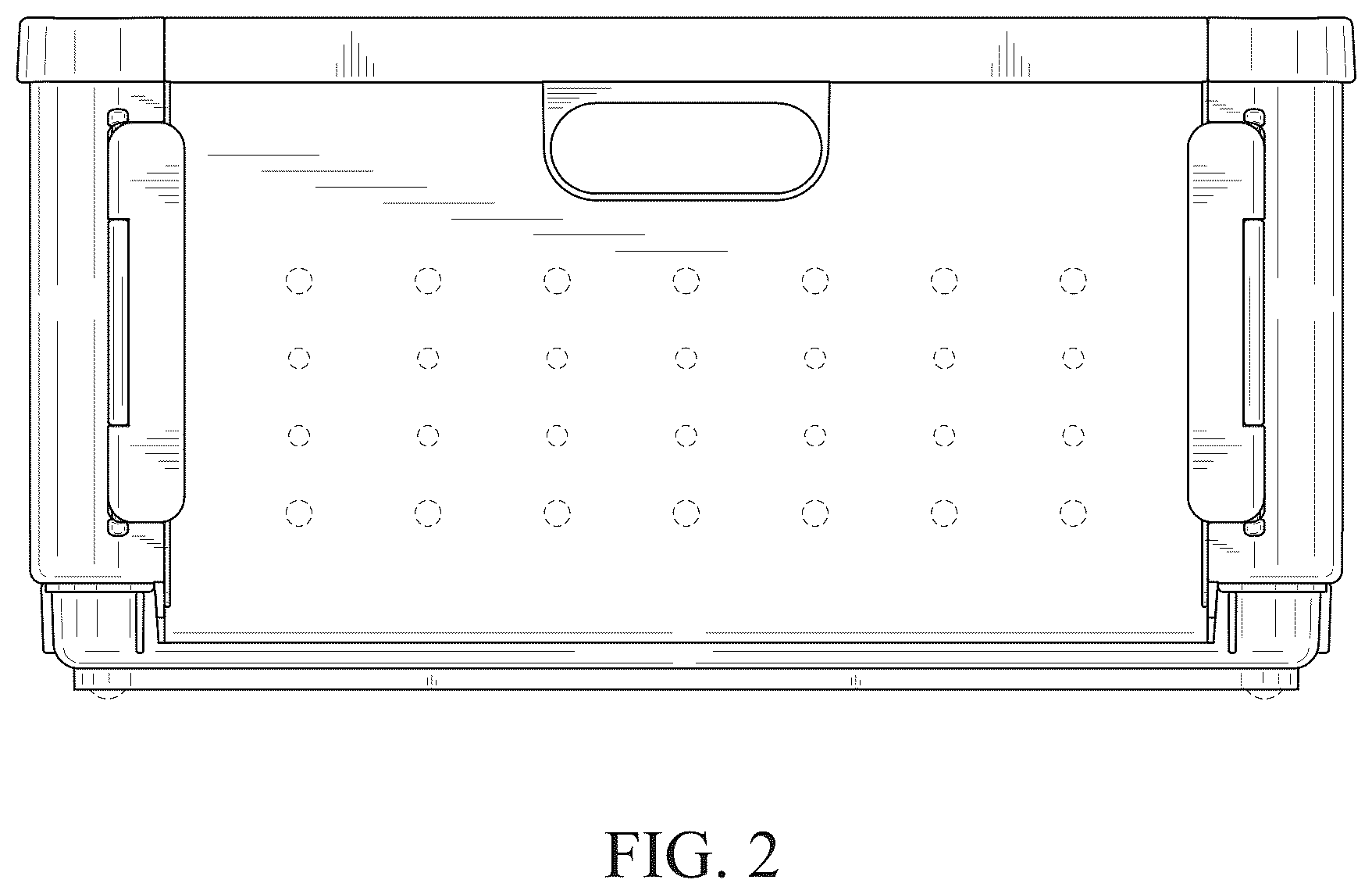 Patent USD1123387 Figure 2 – Storage box