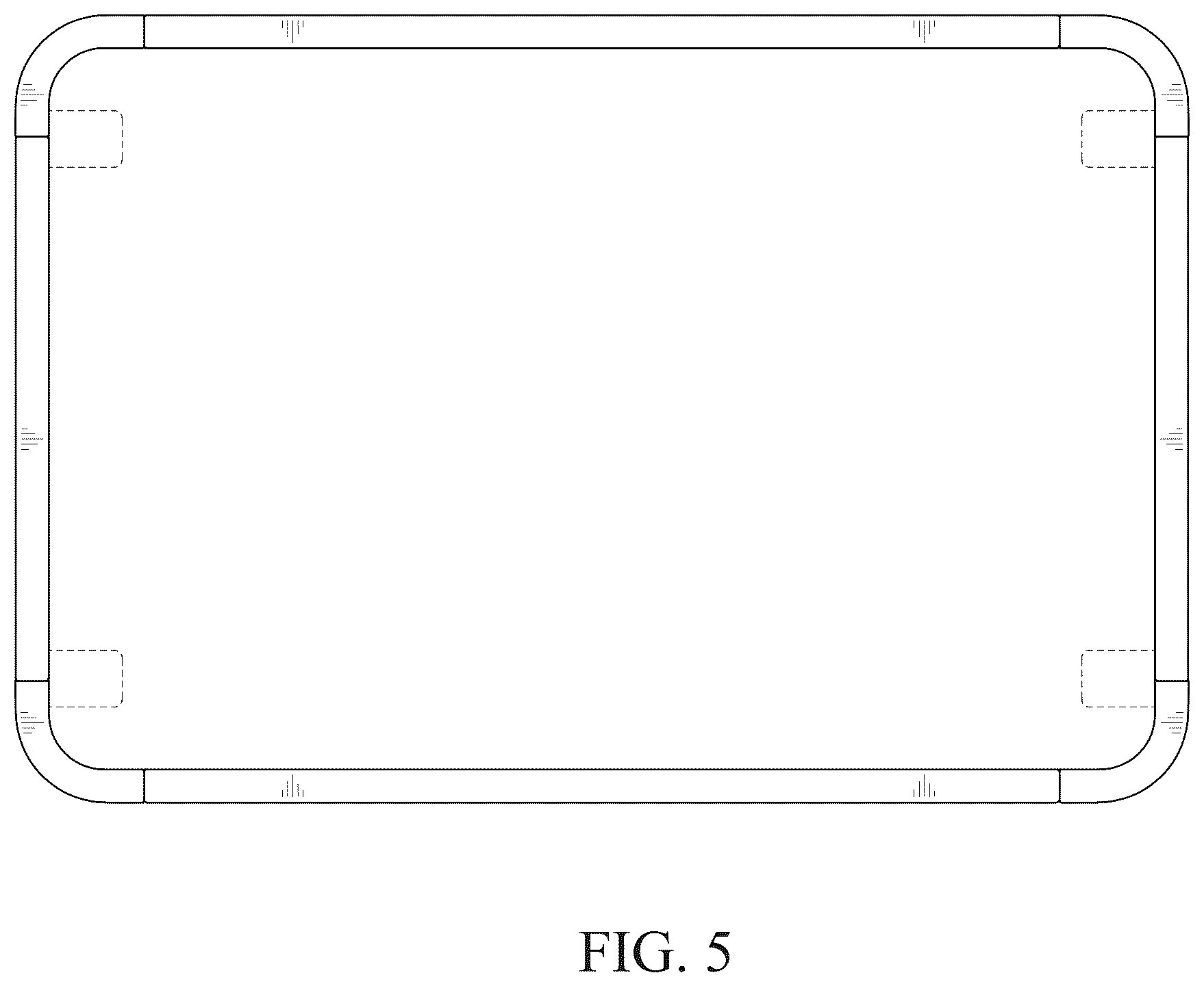 Patent USD1123387 Figure 5 – Storage box