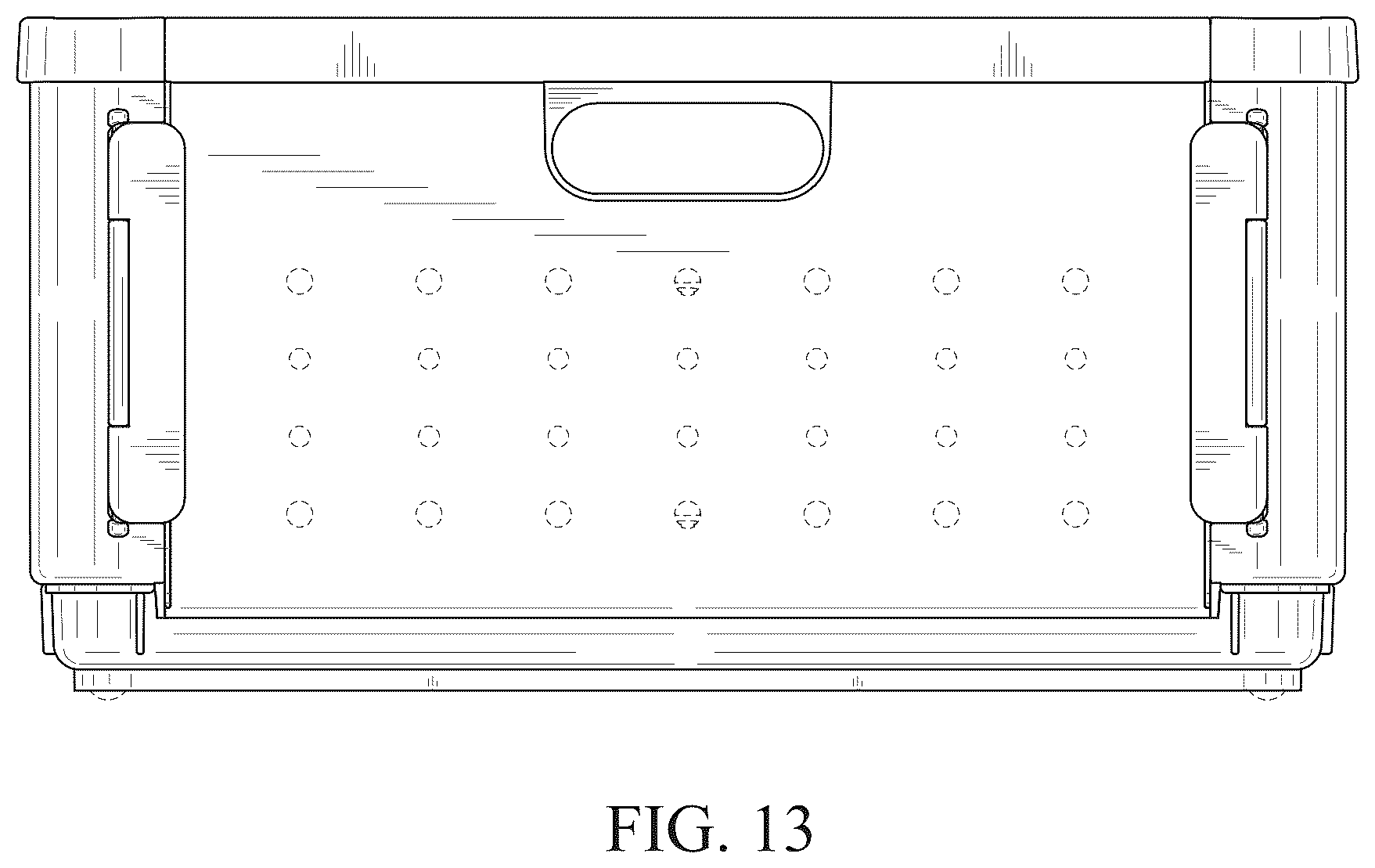 Patent USD1123387 Figure 13 – Storage box
