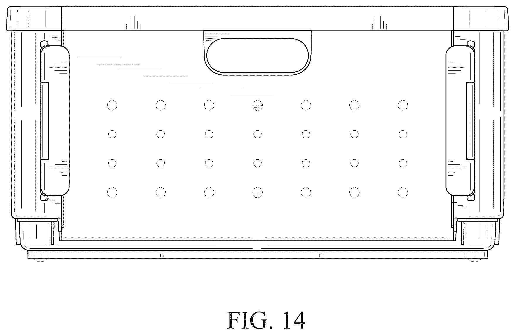 Patent USD1123387 Figure 14 – Storage box