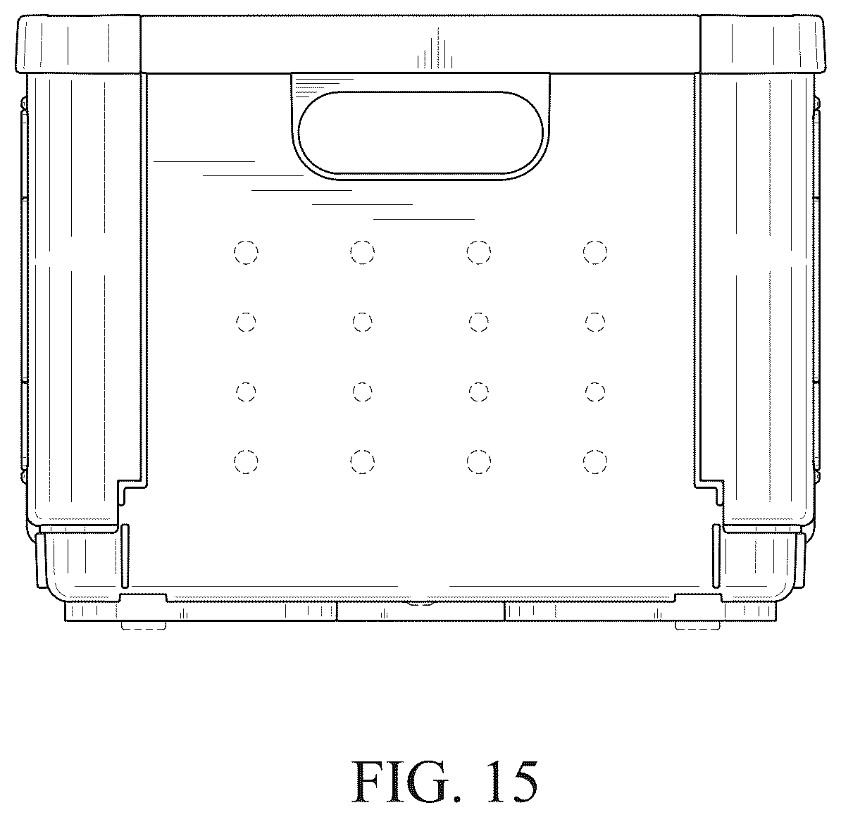 Patent USD1123387 Figure 15 – Storage box