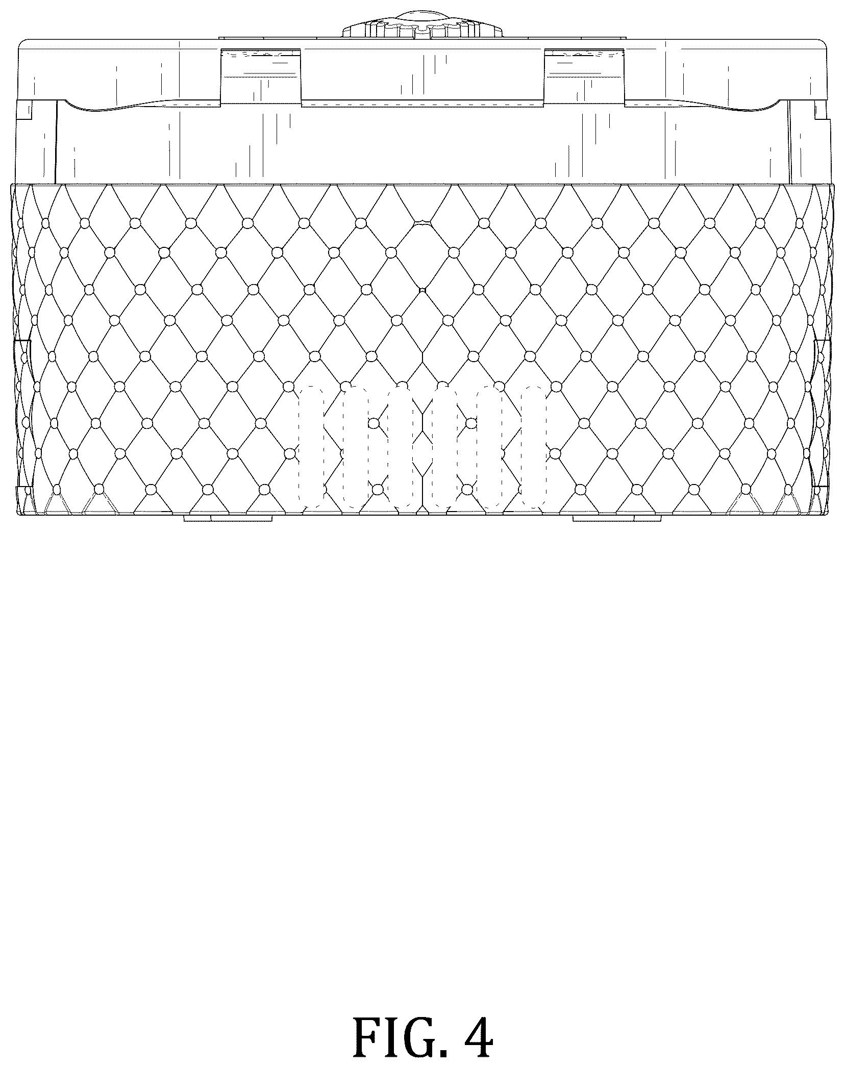 Patent USD1123388 Figure 4 – Makeup box