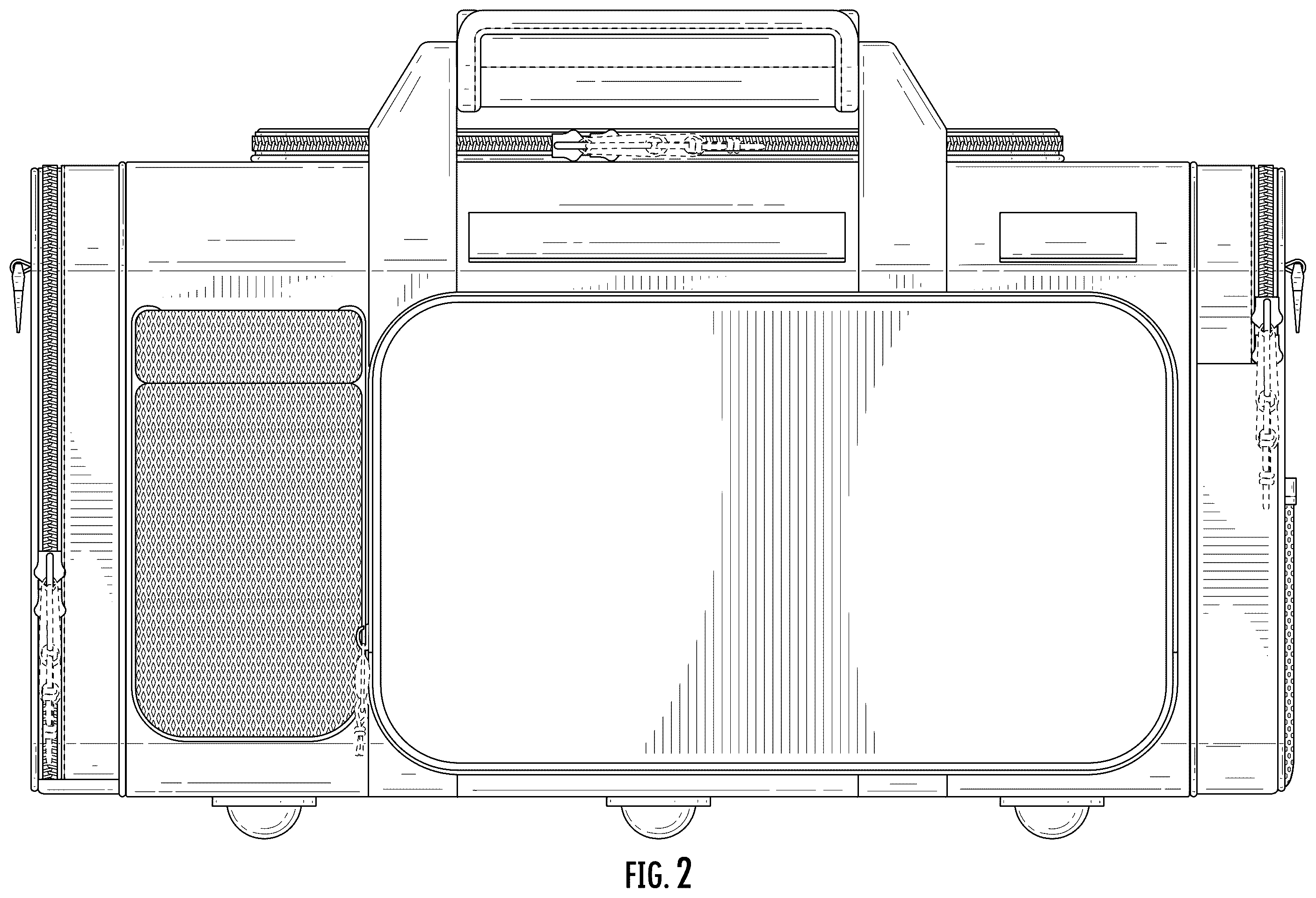 Patent USD1123390 Figure 2 – Bag