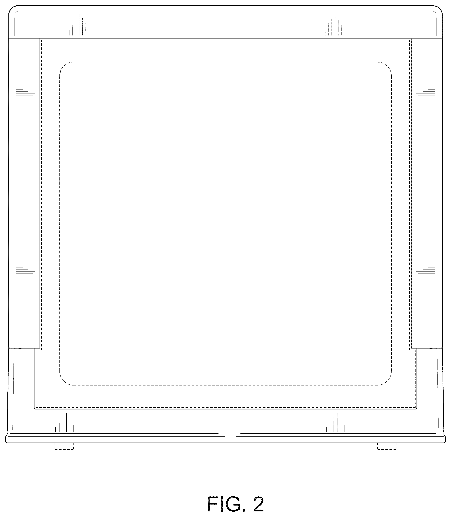 Patent USD1123391 Figure 2 – Storage box