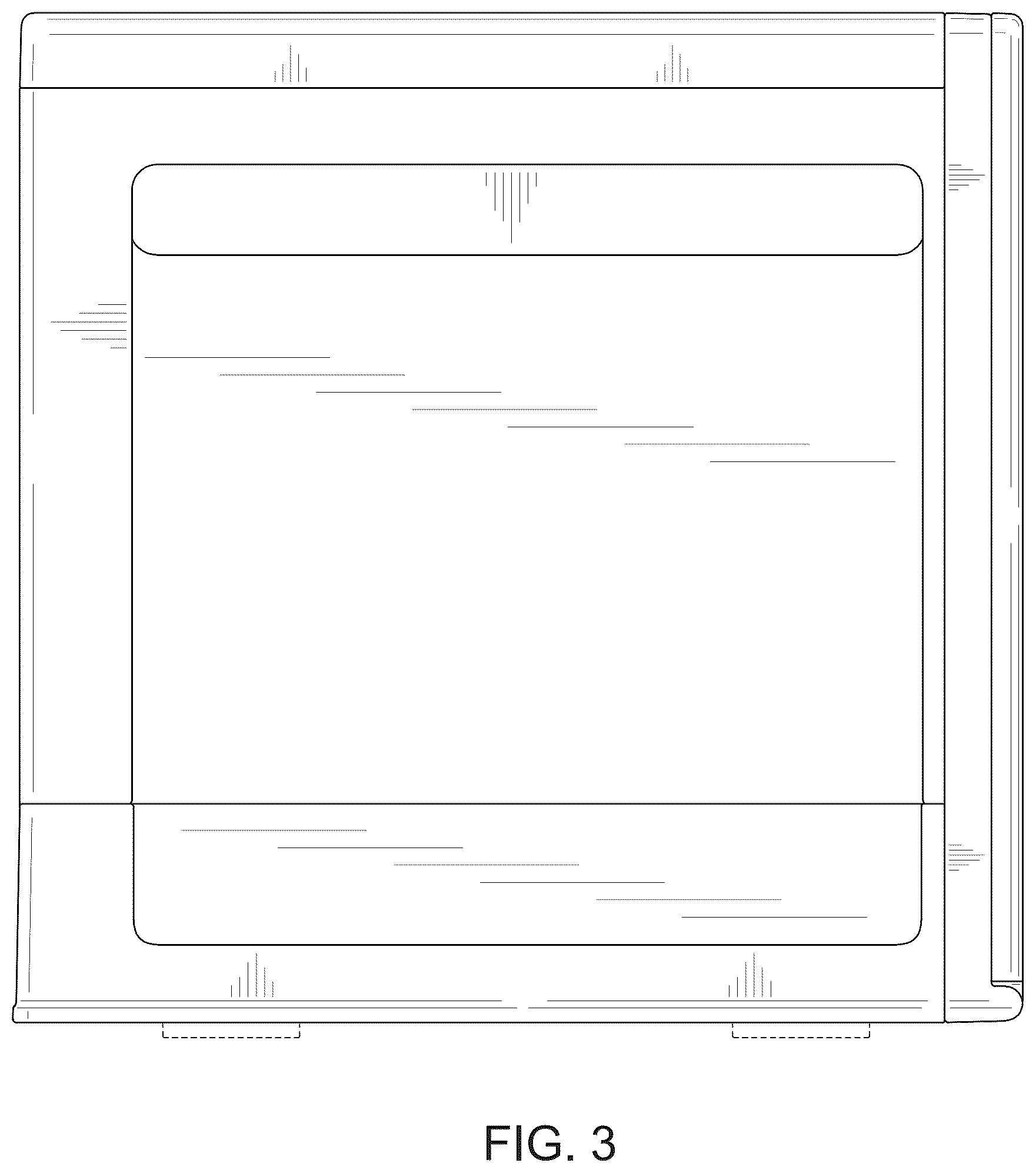 Patent USD1123391 Figure 3 – Storage box