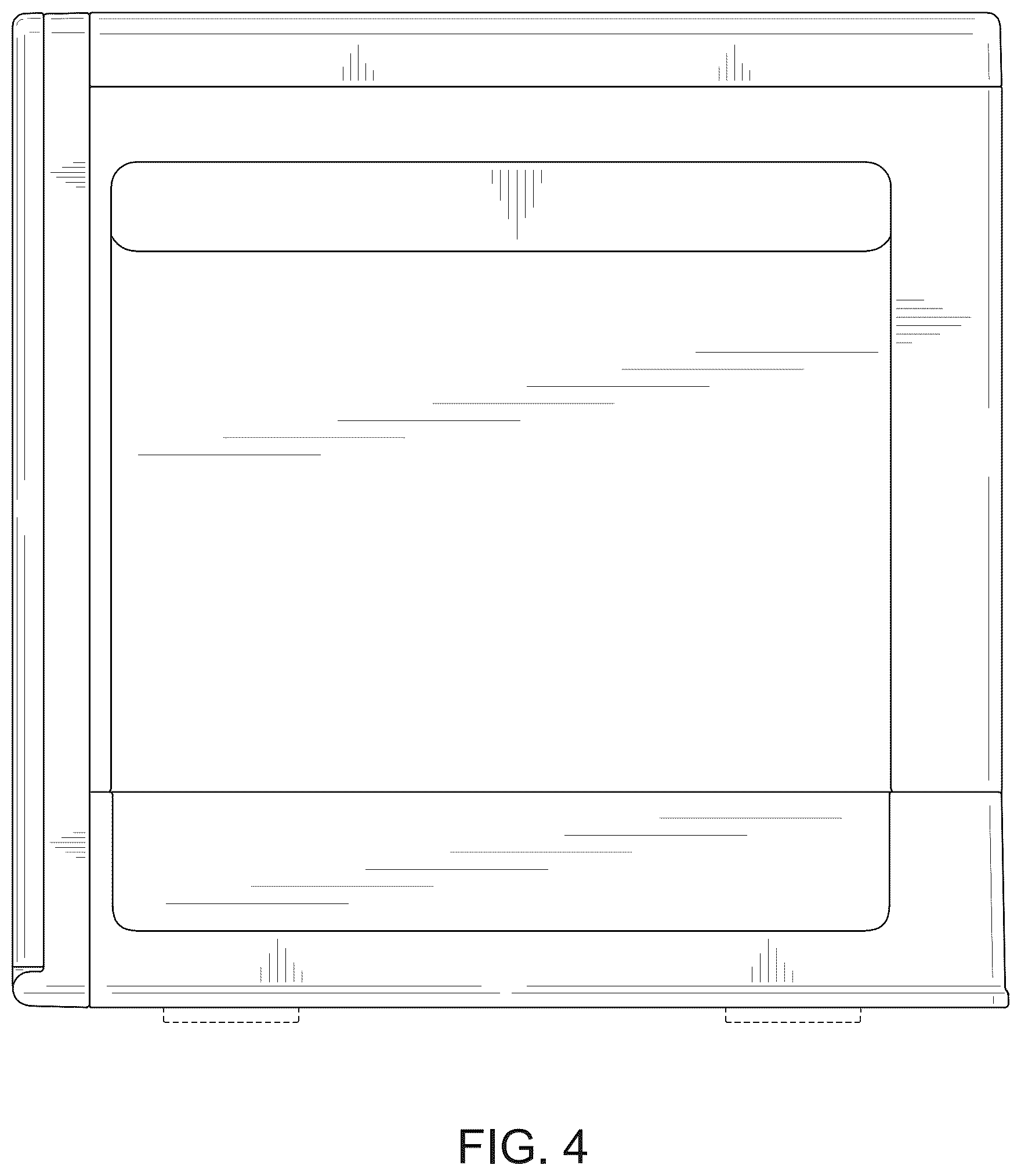 Patent USD1123391 Figure 4 – Storage box