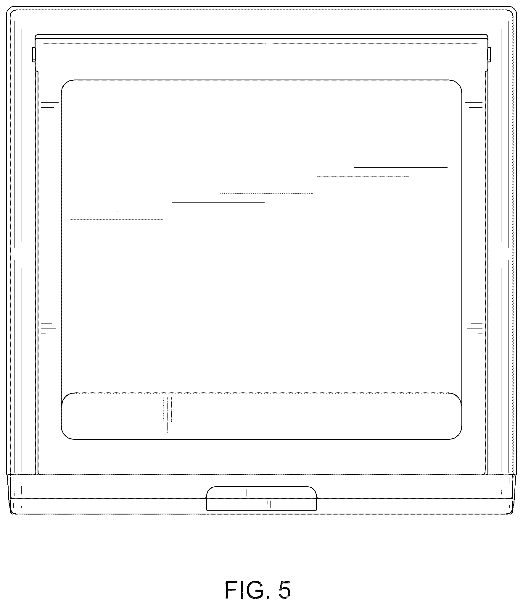 Patent USD1123391 Figure 5 – Storage box