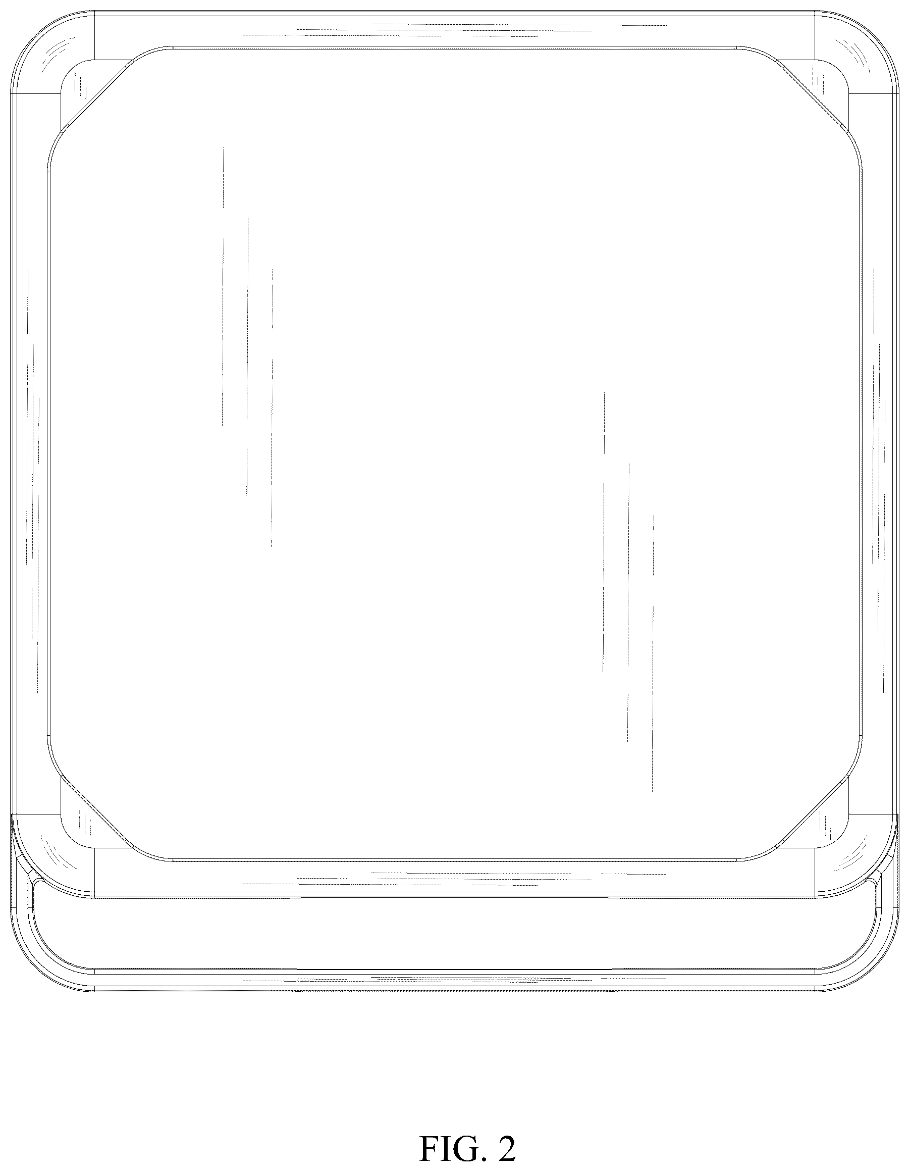 Patent USD1123392 Figure 2 – Clothing storage box