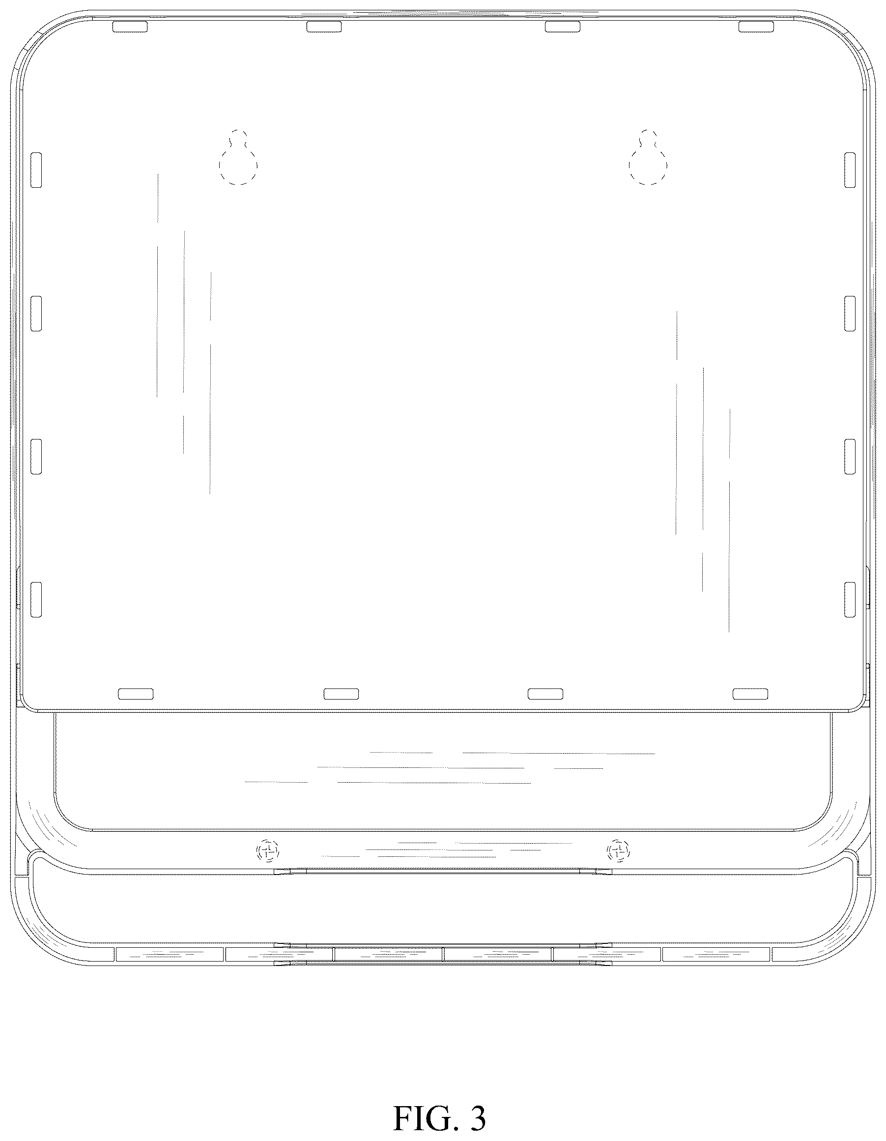 Patent USD1123392 Figure 3 – Clothing storage box