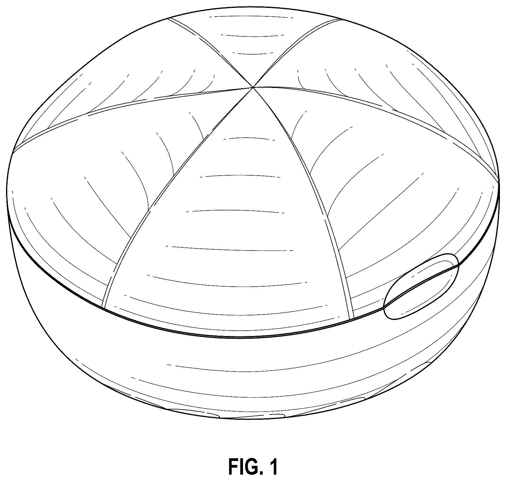 Patent USD1123393 Figure 1 – Jewelry case