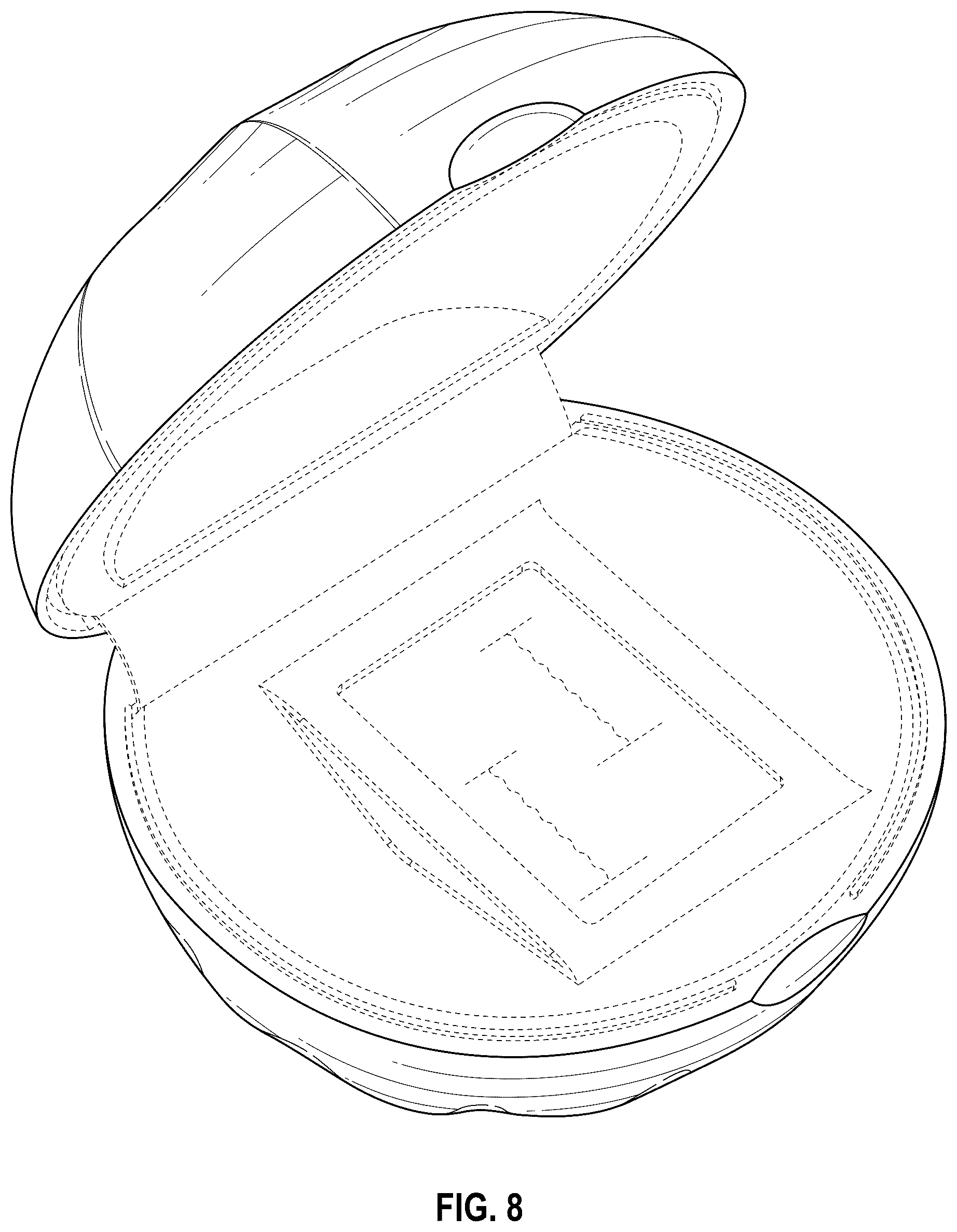 Patent USD1123393 Figure 6 – Jewelry case