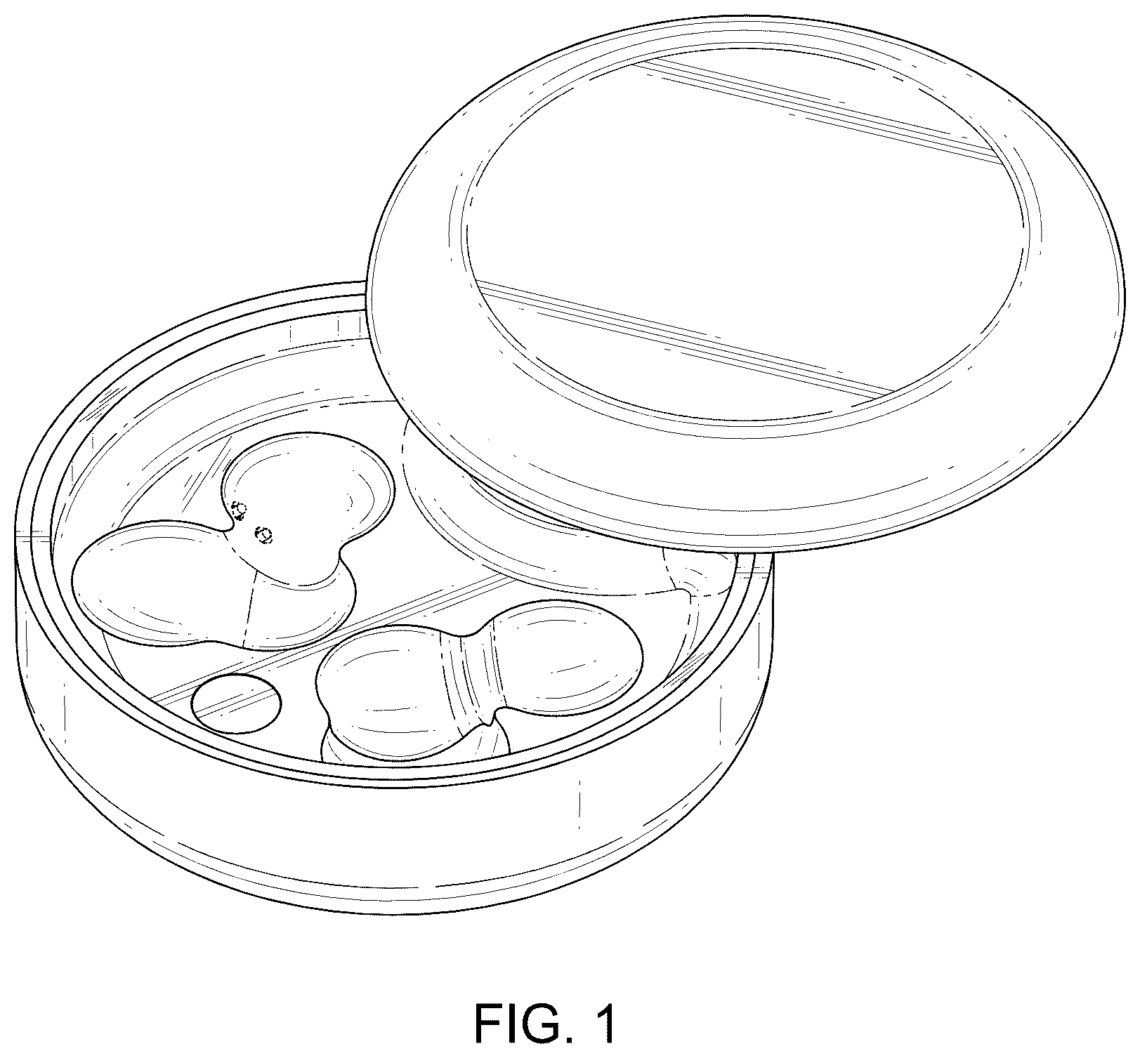 Patent USD1123394 Figure 1 – Earbud case