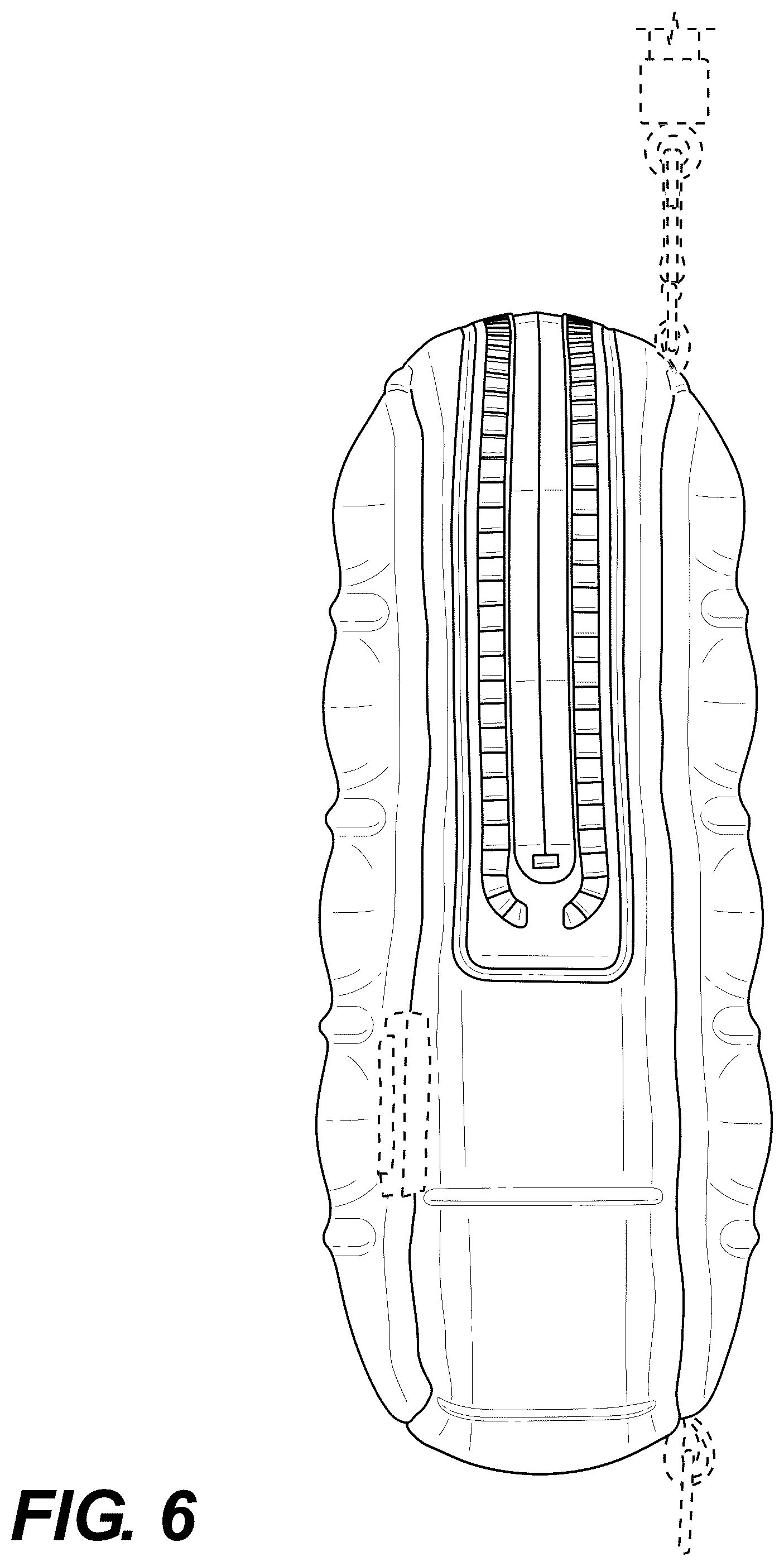 Patent USD1123395 Figure 6 – Inflatable case