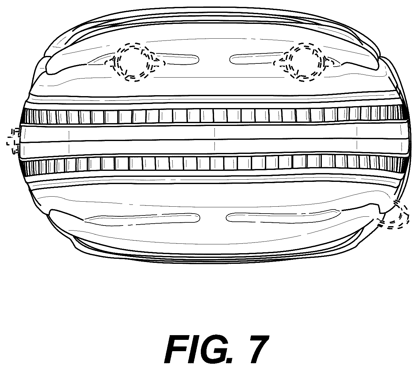 Patent USD1123395 Figure 7 – Inflatable case