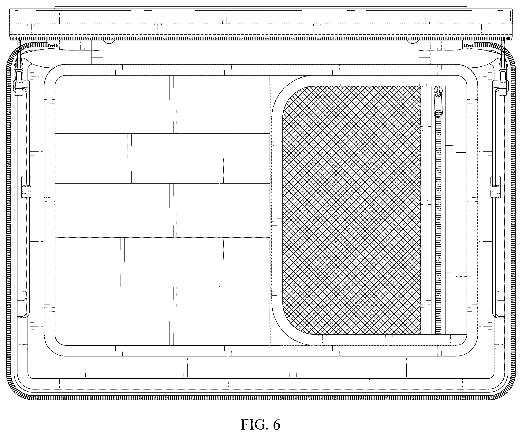 Patent USD1123396 Figure 6 – Pouch