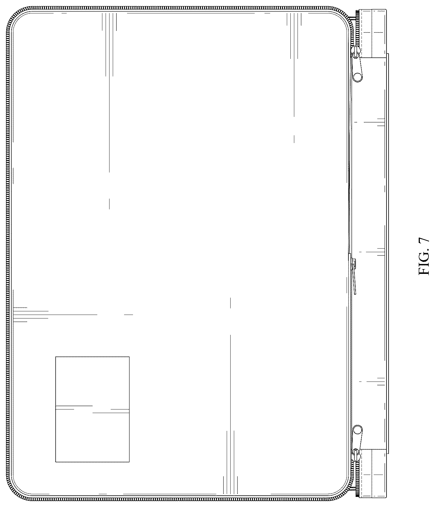 Patent USD1123396 Figure 7 – Pouch