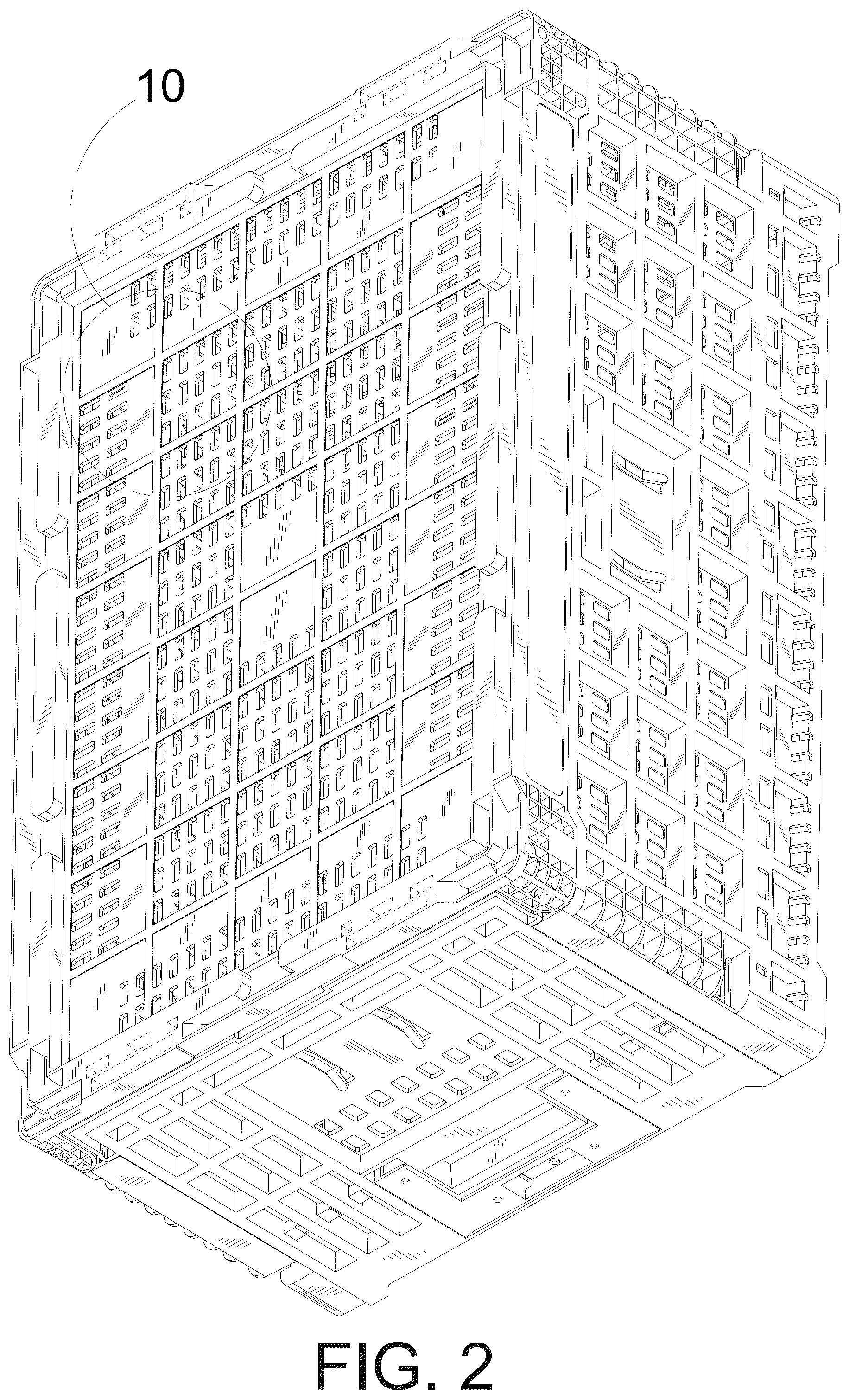 Patent USD1123397 Figure 2 – Folding basket