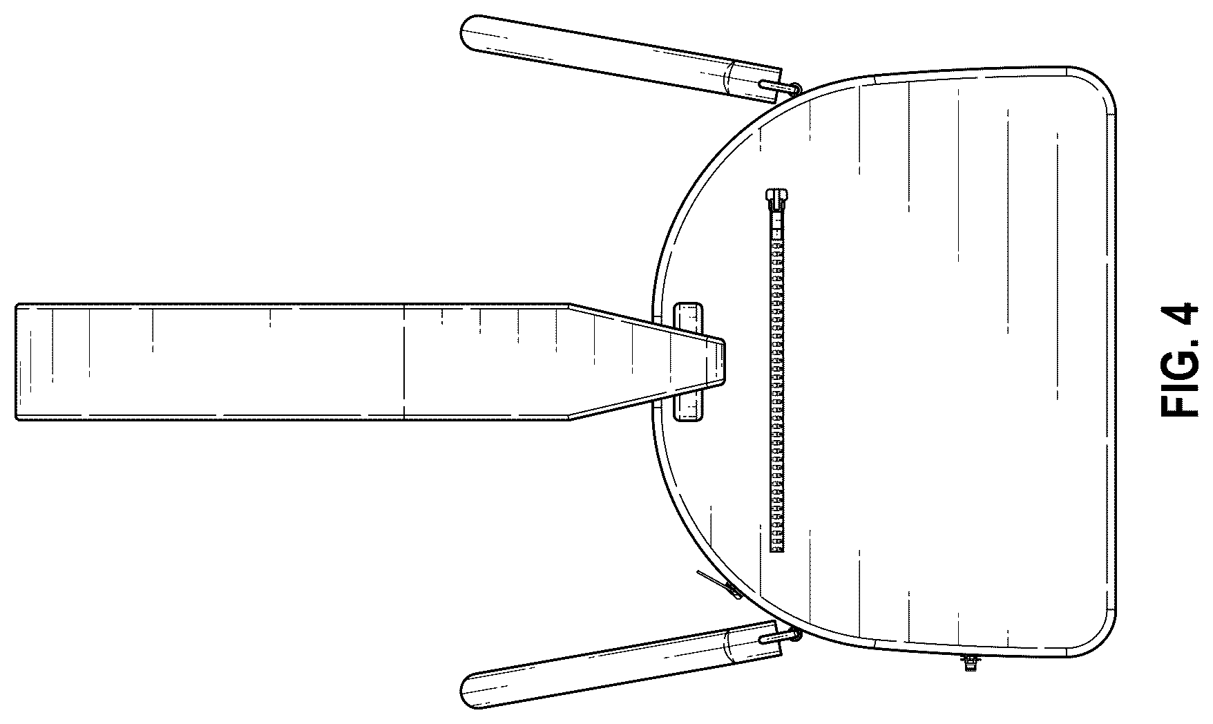 Patent USD1123398 Figure 4 – Shoe bag