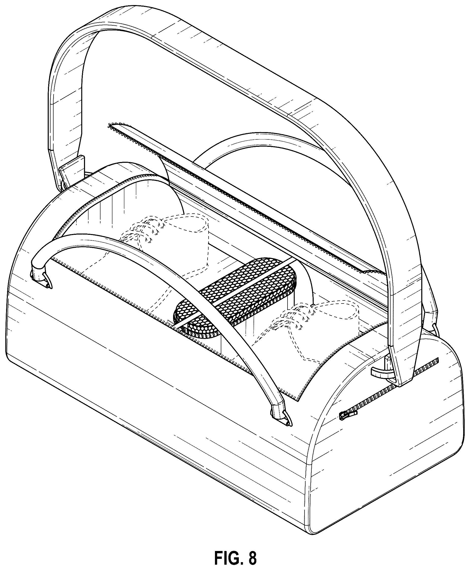Patent USD1123398 Figure 7 – Shoe bag
