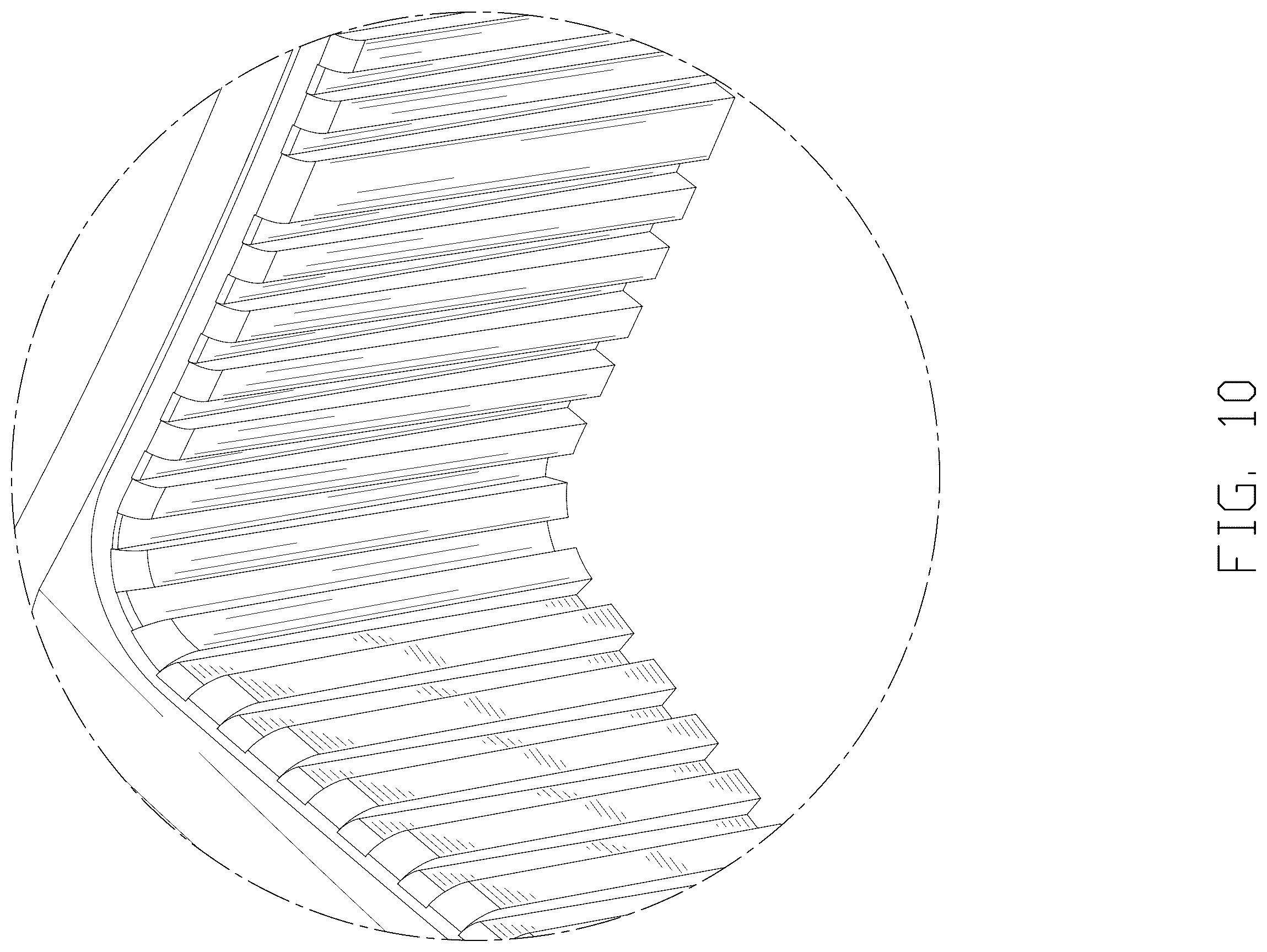 Patent USD1123399 Figure 10 – Golf bag divider top