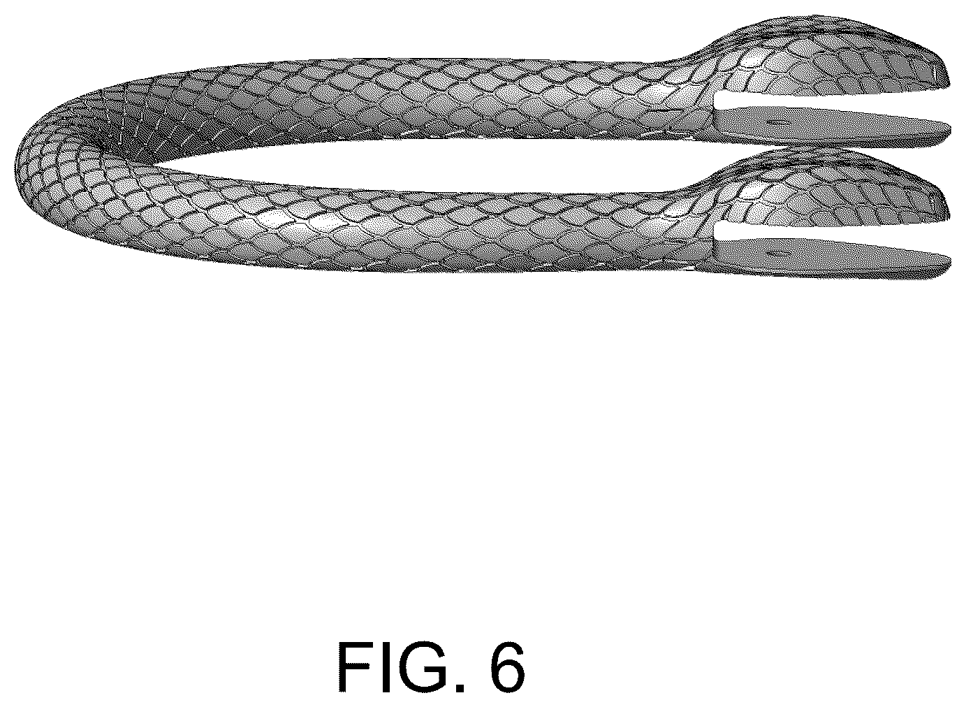 Patent USD1123401 Figure 6 – Handle of a handbag