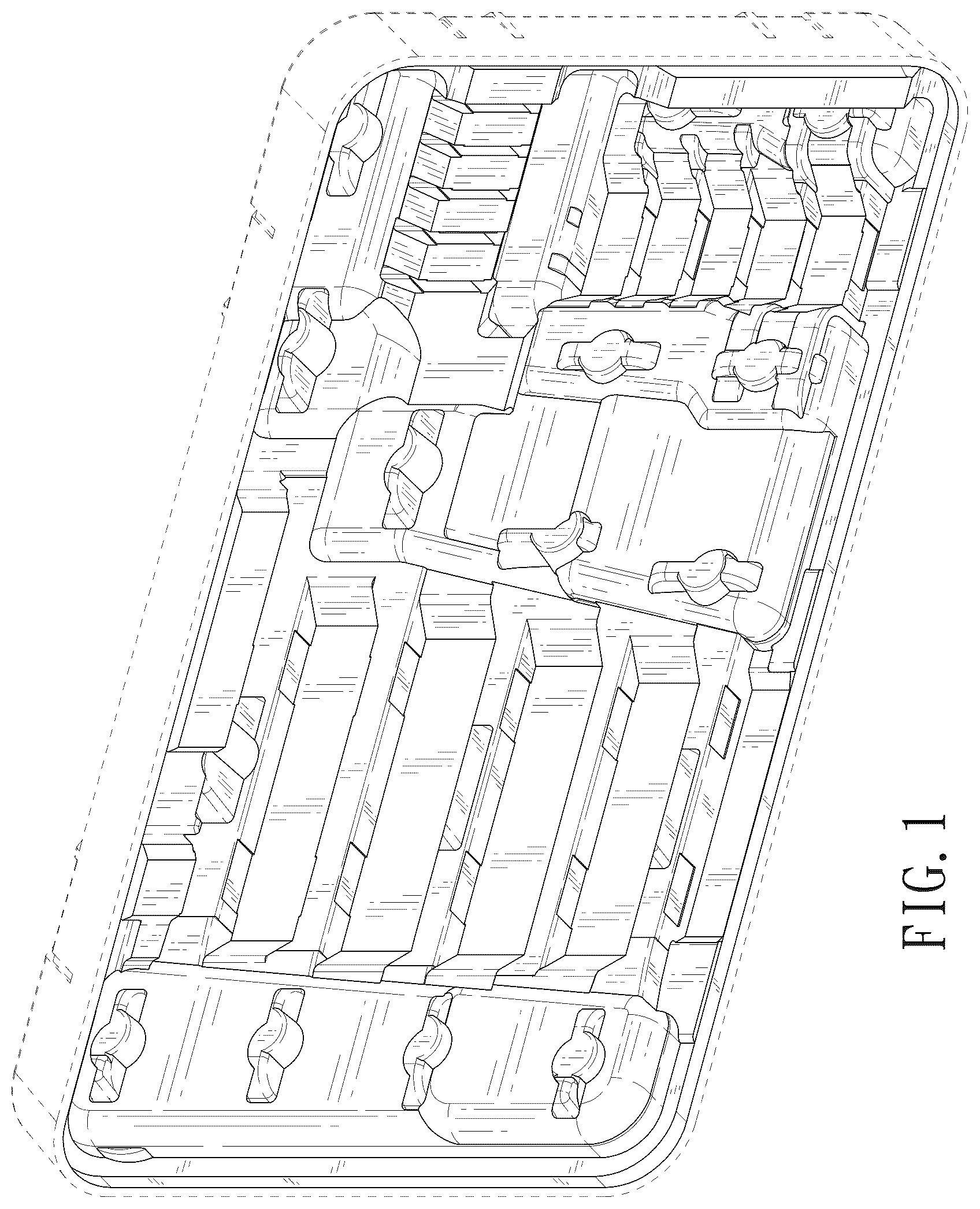Patent USD1123402 Figure 1 – Tool box
