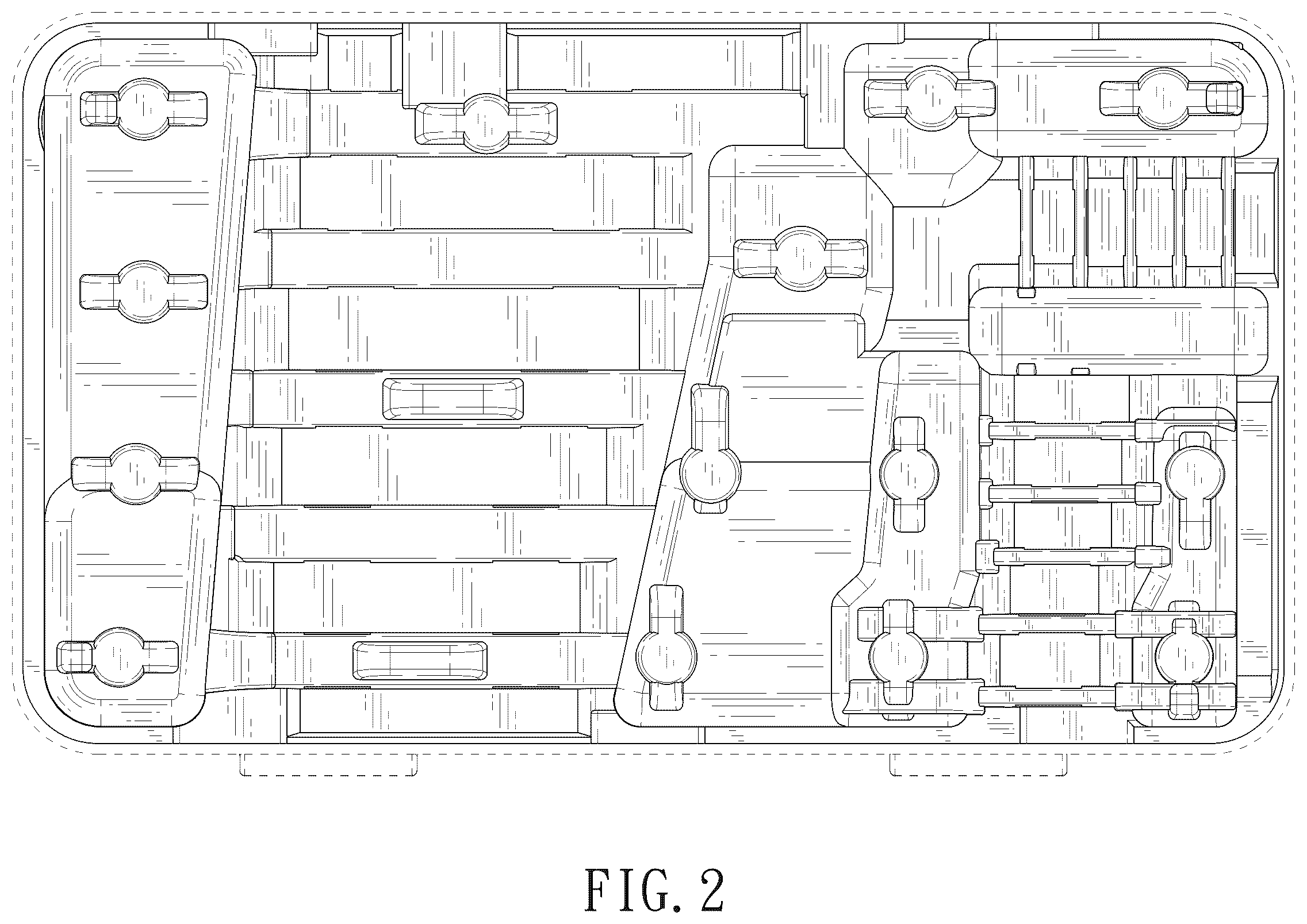 Patent USD1123402 Figure 2 – Tool box