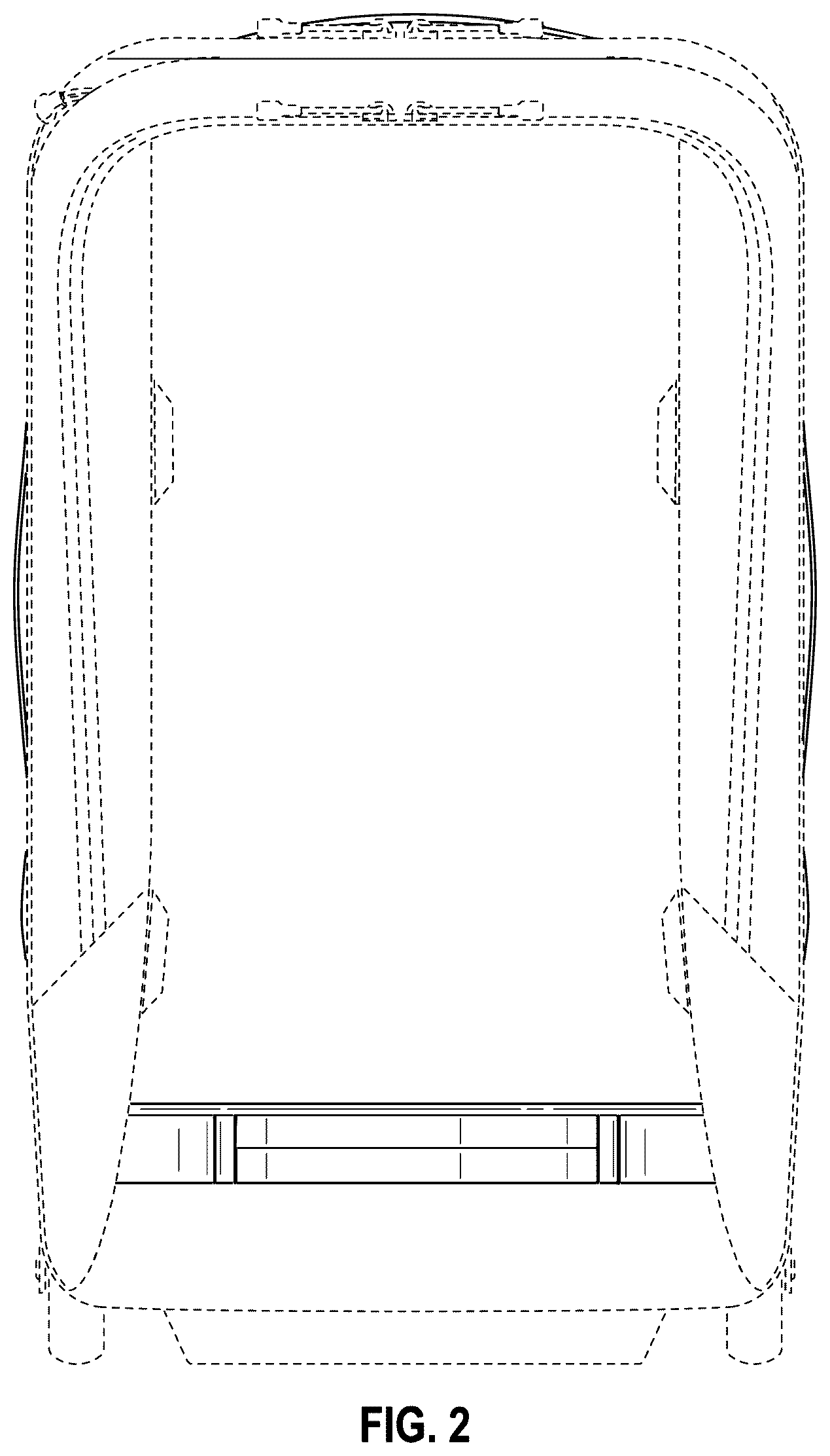 Patent USD1123403 Figure 2 – Suitcase