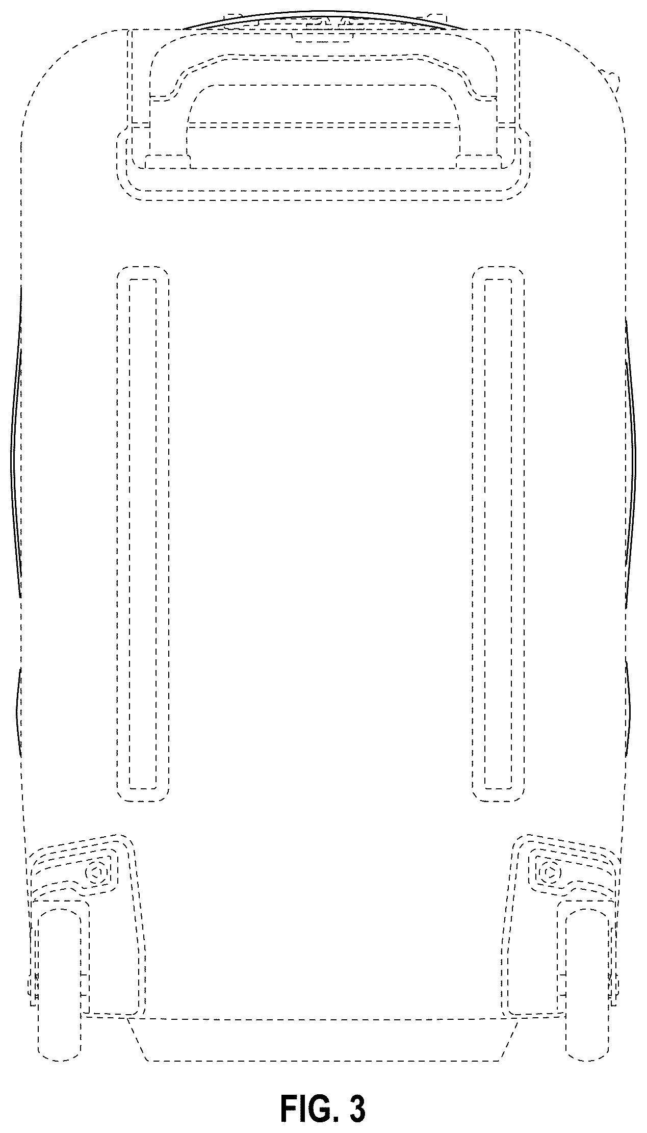 Patent USD1123403 Figure 3 – Suitcase