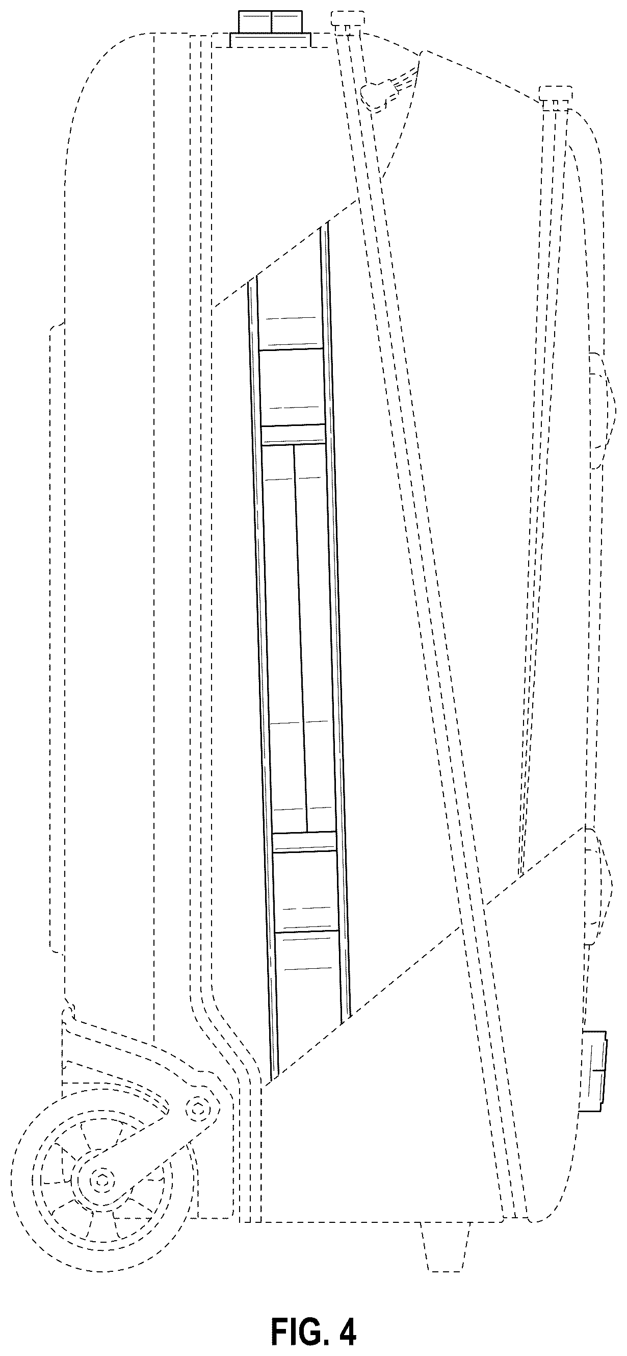 Patent USD1123403 Figure 4 – Suitcase