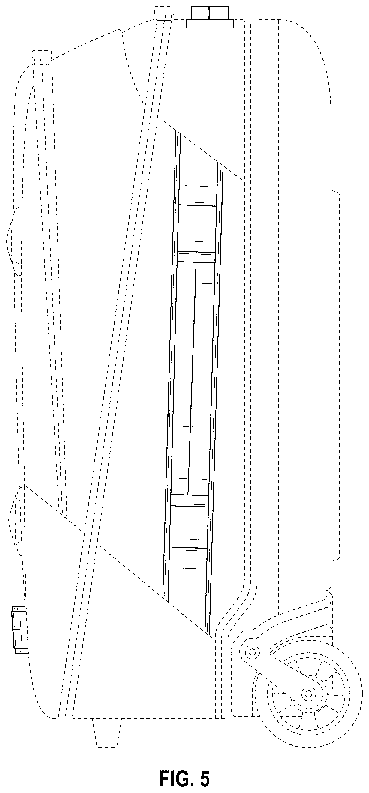 Patent USD1123403 Figure 5 – Suitcase