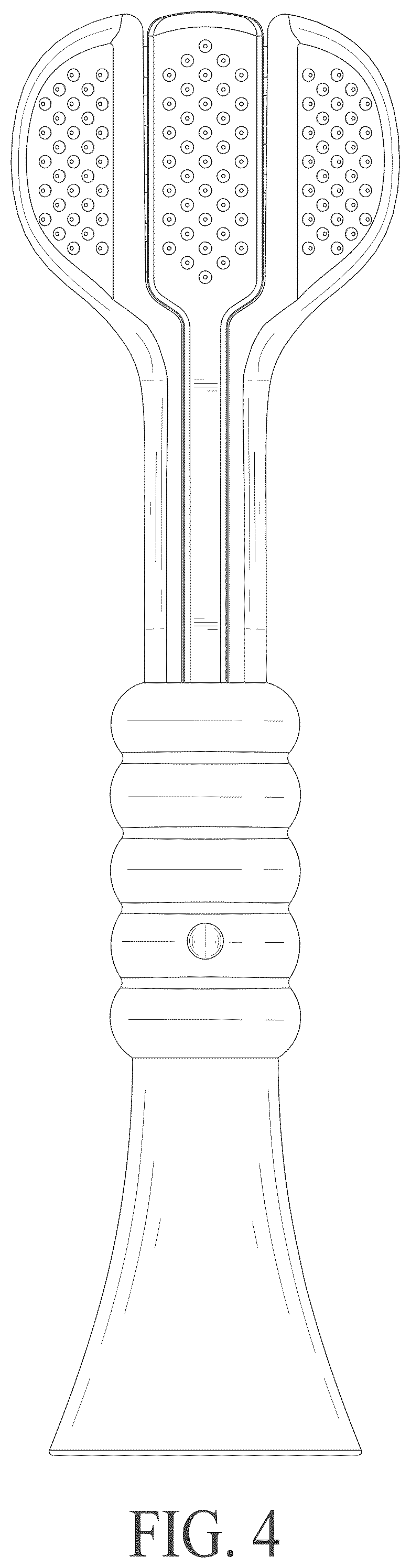 Patent USD1123406 Figure 4 – Toothbrush head