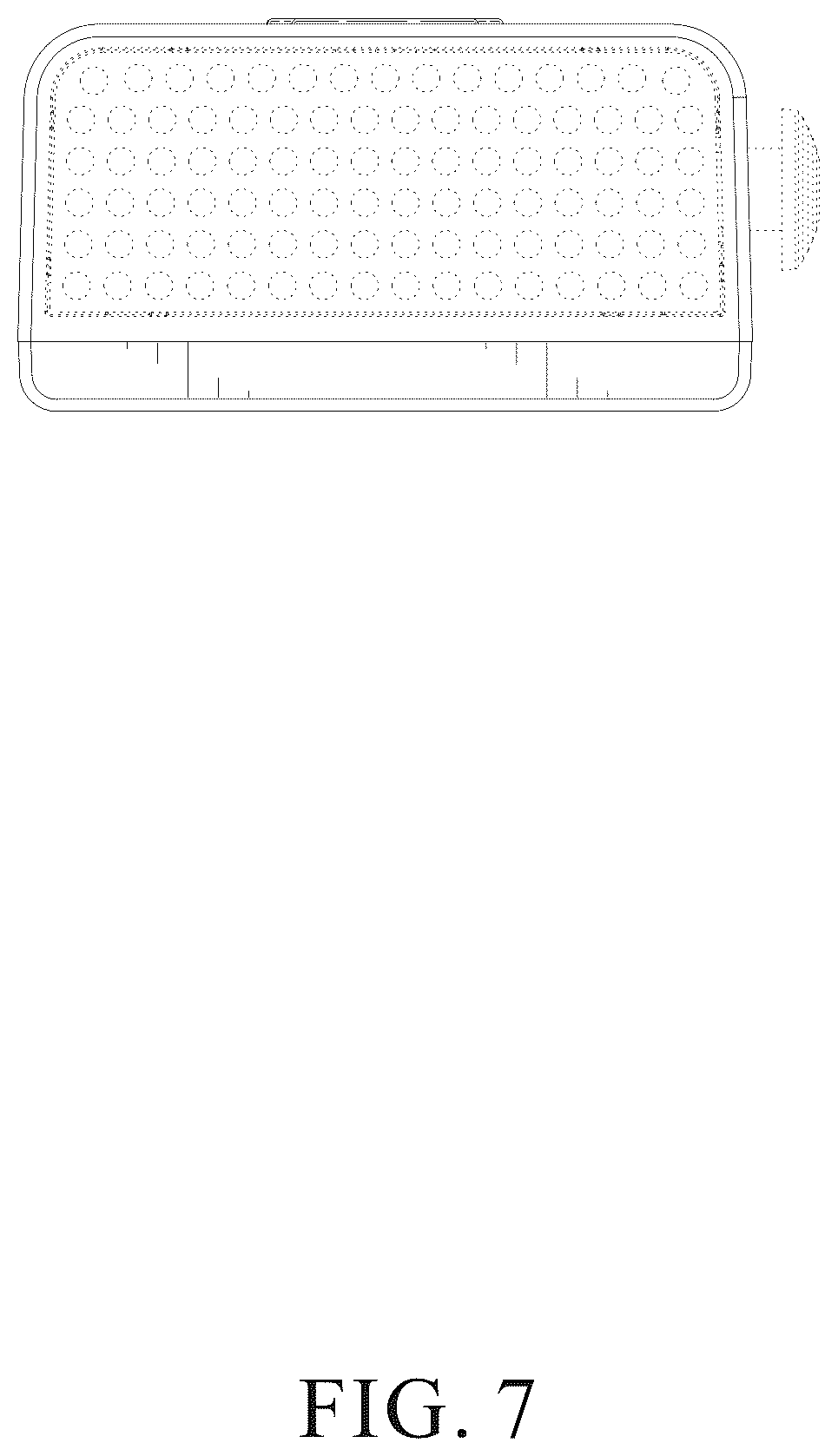 Patent USD1123407 Figure 7 – Cleaning tool
