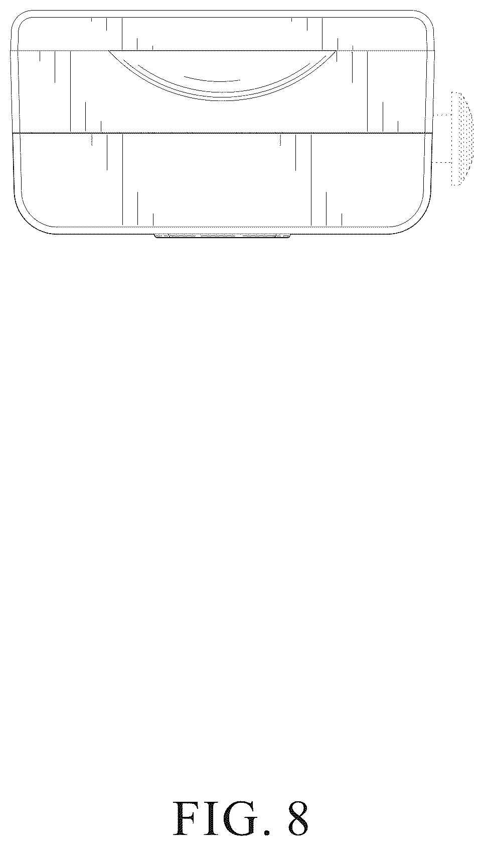 Patent USD1123407 Figure 8 – Cleaning tool