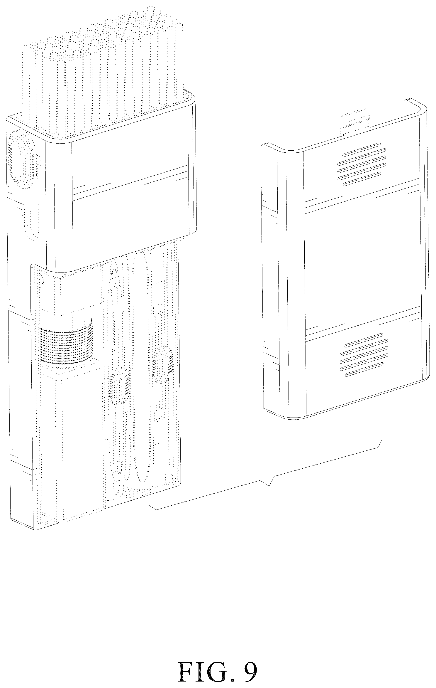 Patent USD1123407 Figure 9 – Cleaning tool