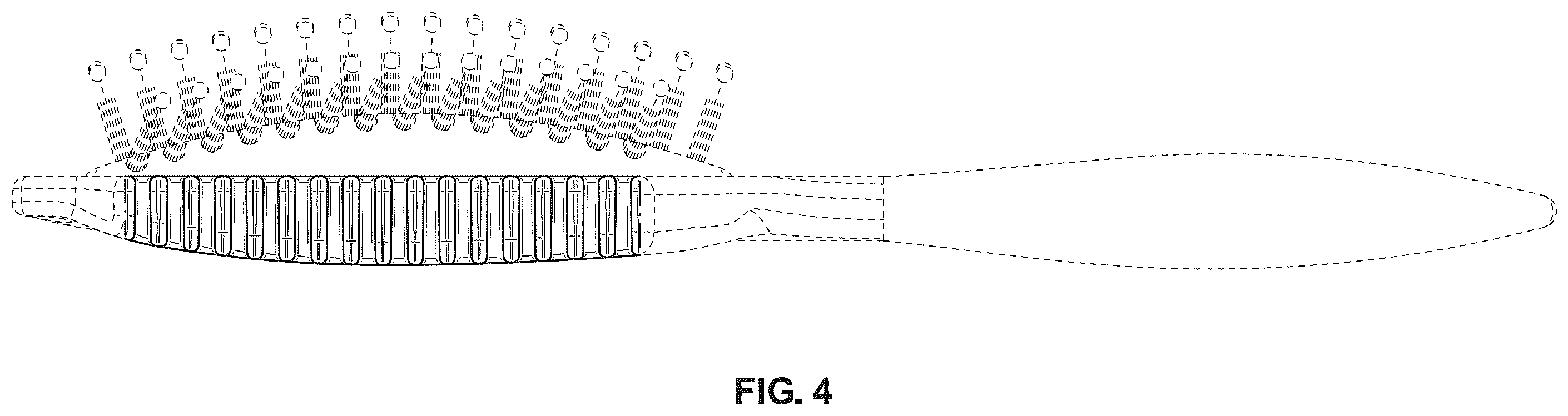 Patent USD1123409 Figure 3 – Brush