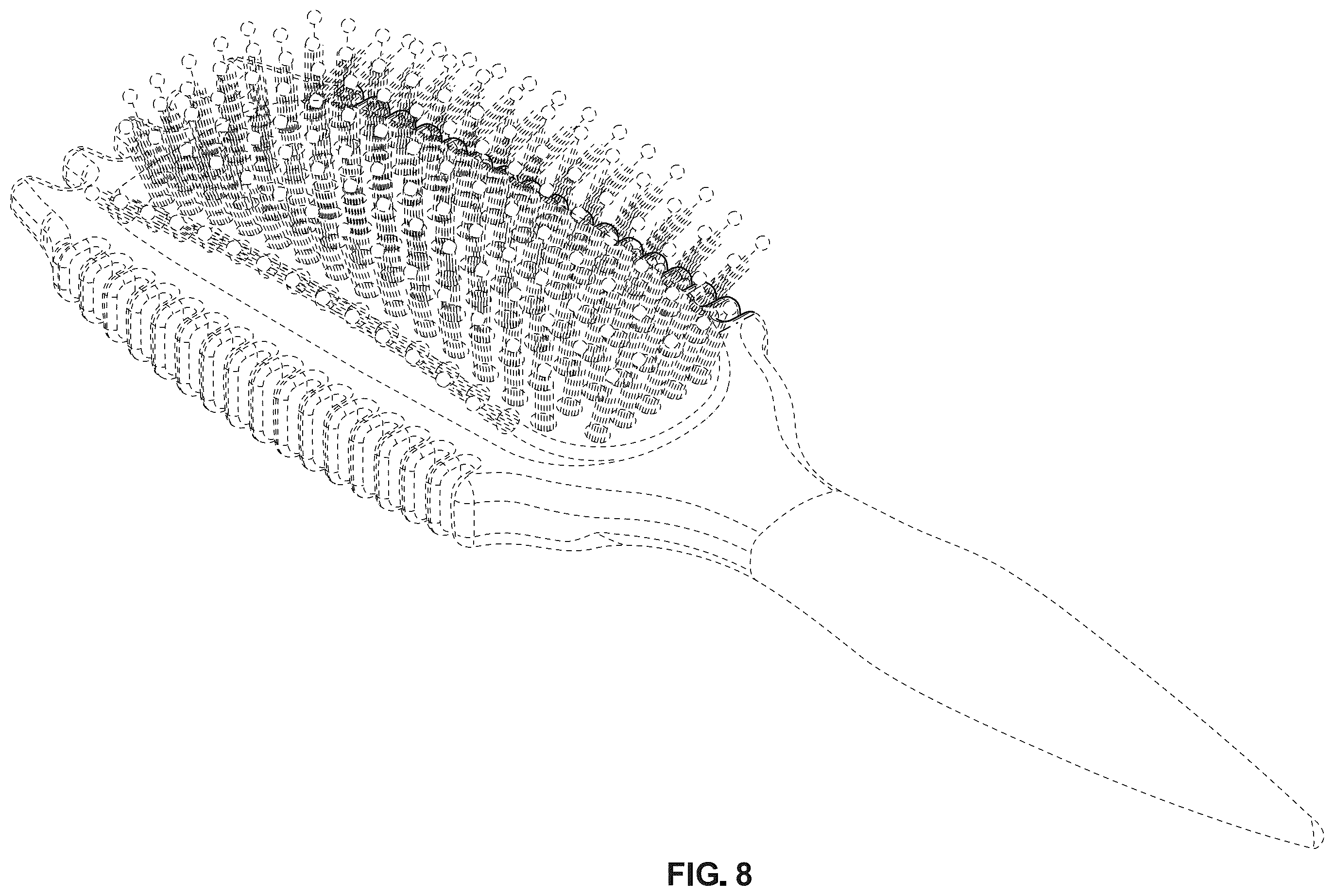 Patent USD1123409 Figure 7 – Brush