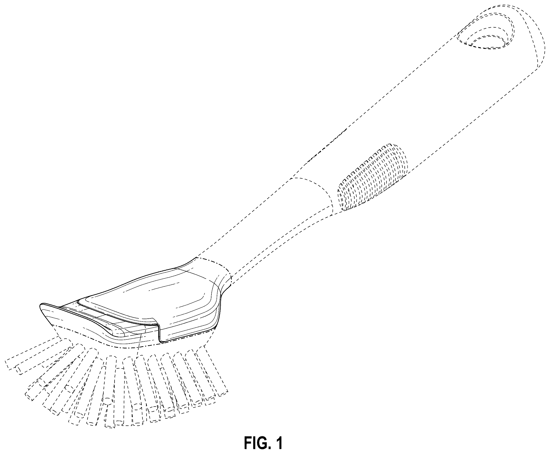 Patent USD1123410 — Dish cleaning tool — Figure 1