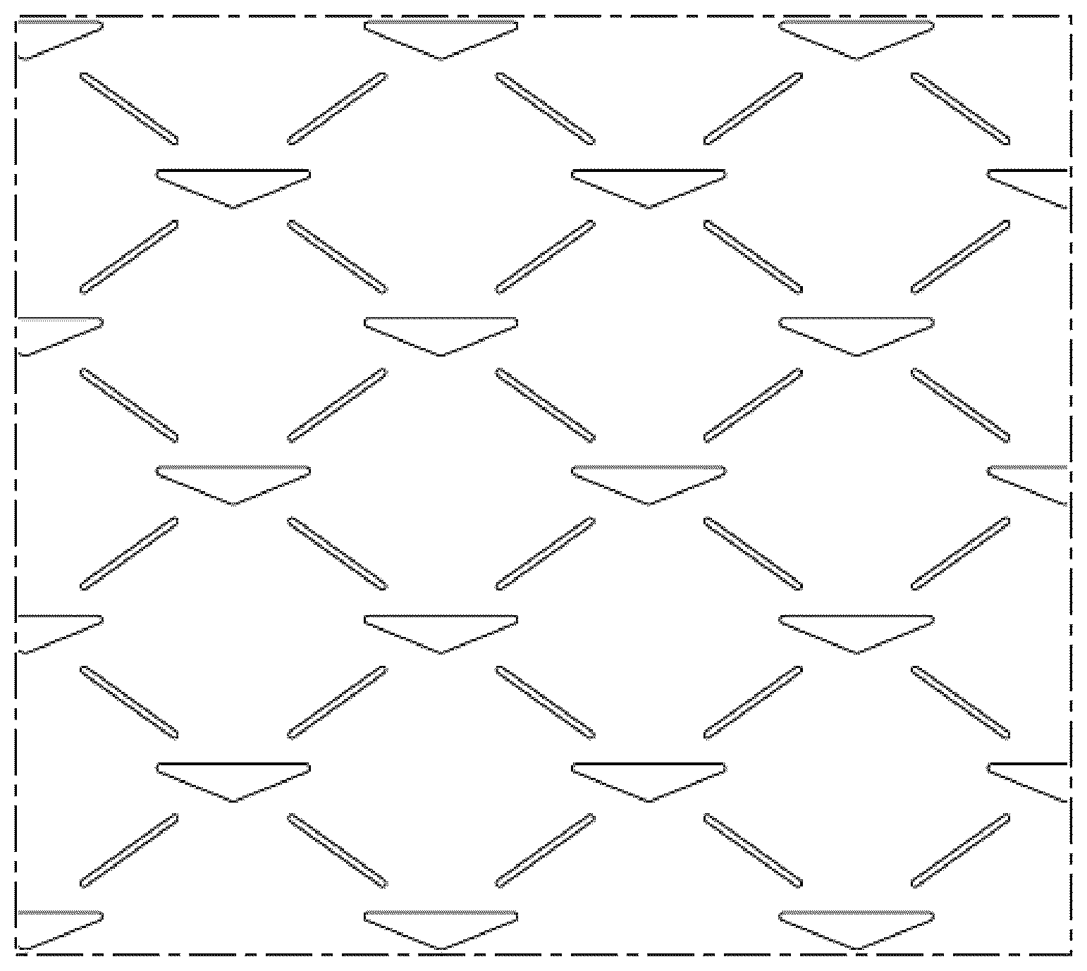 Patent USD1123412 — Sheet material with pattern — Figure 1